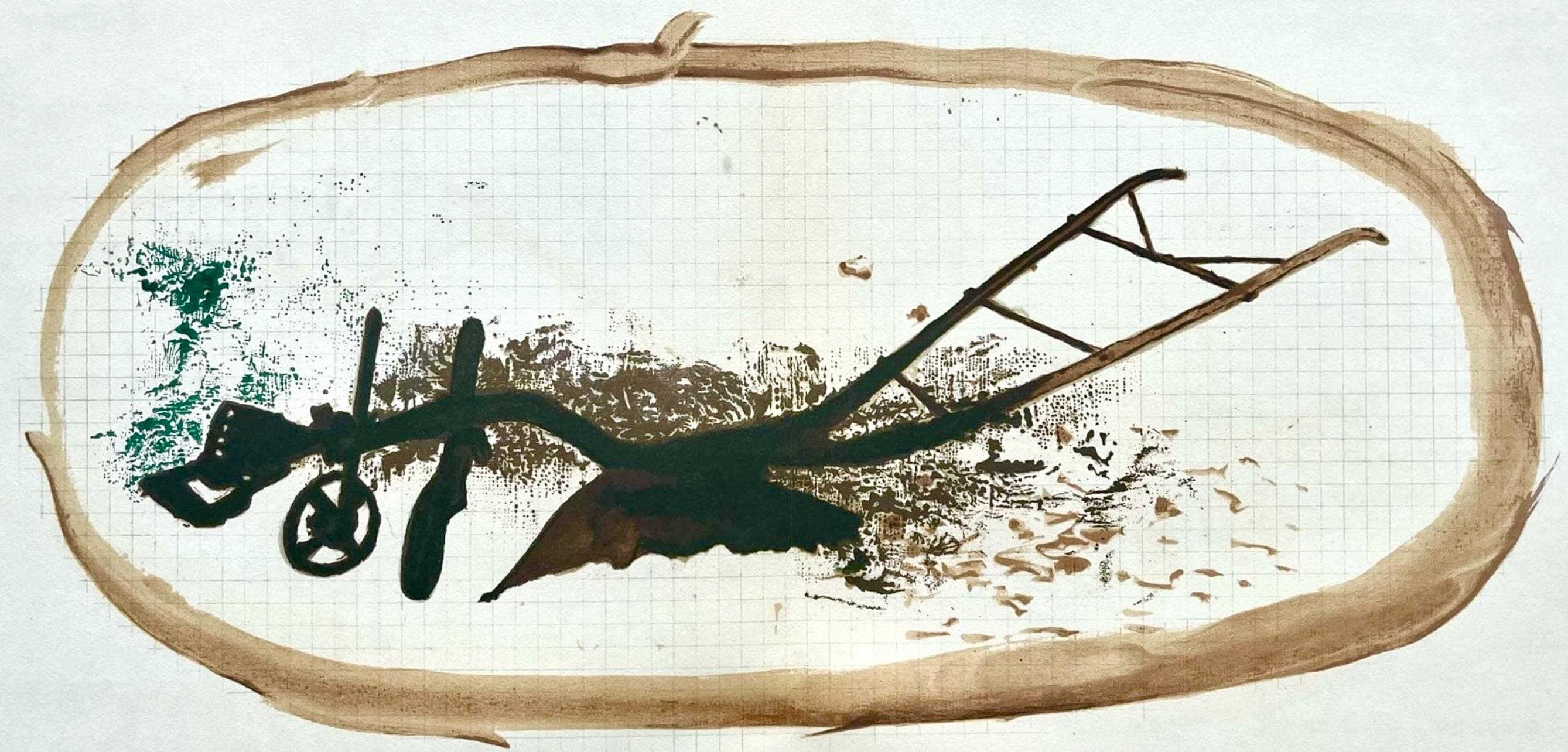 Georges Braque, Composition, Derrière le miroir, Limited Edition Lithograph