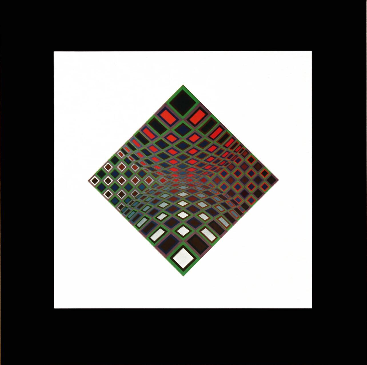 Victor Vasarely, Composition, Vega, Limited Edition Héliogravure