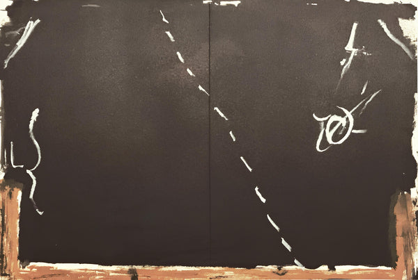 Antoni Tàpies, Composition, Derrière le miroir, Limited Edition Lithograph