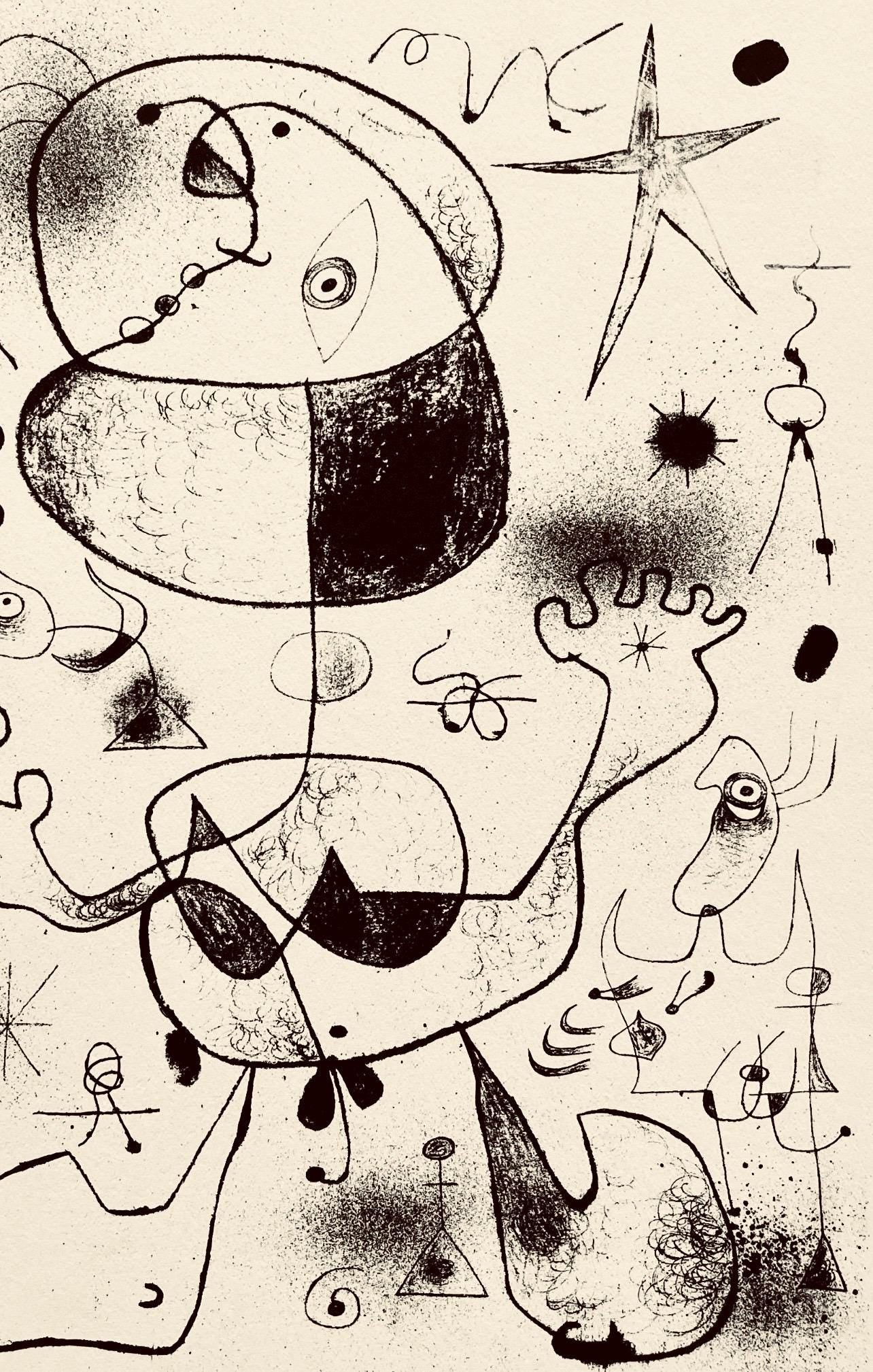 Joan Miró, Composition, The Prints of Joan Miro, Limited Edition Etching