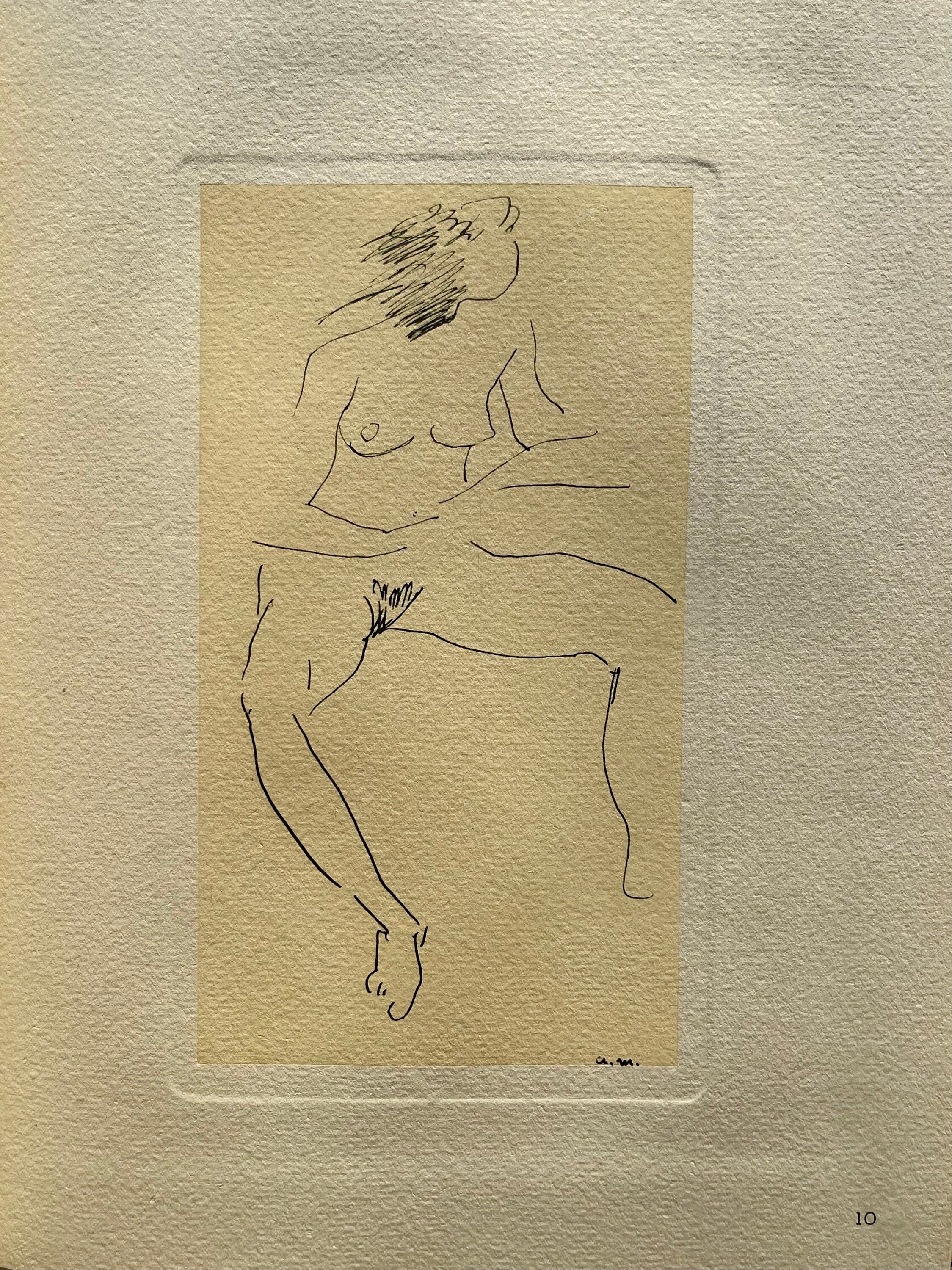 Albert Marquet, Nu., Marquet, Limited Edition Lithograph