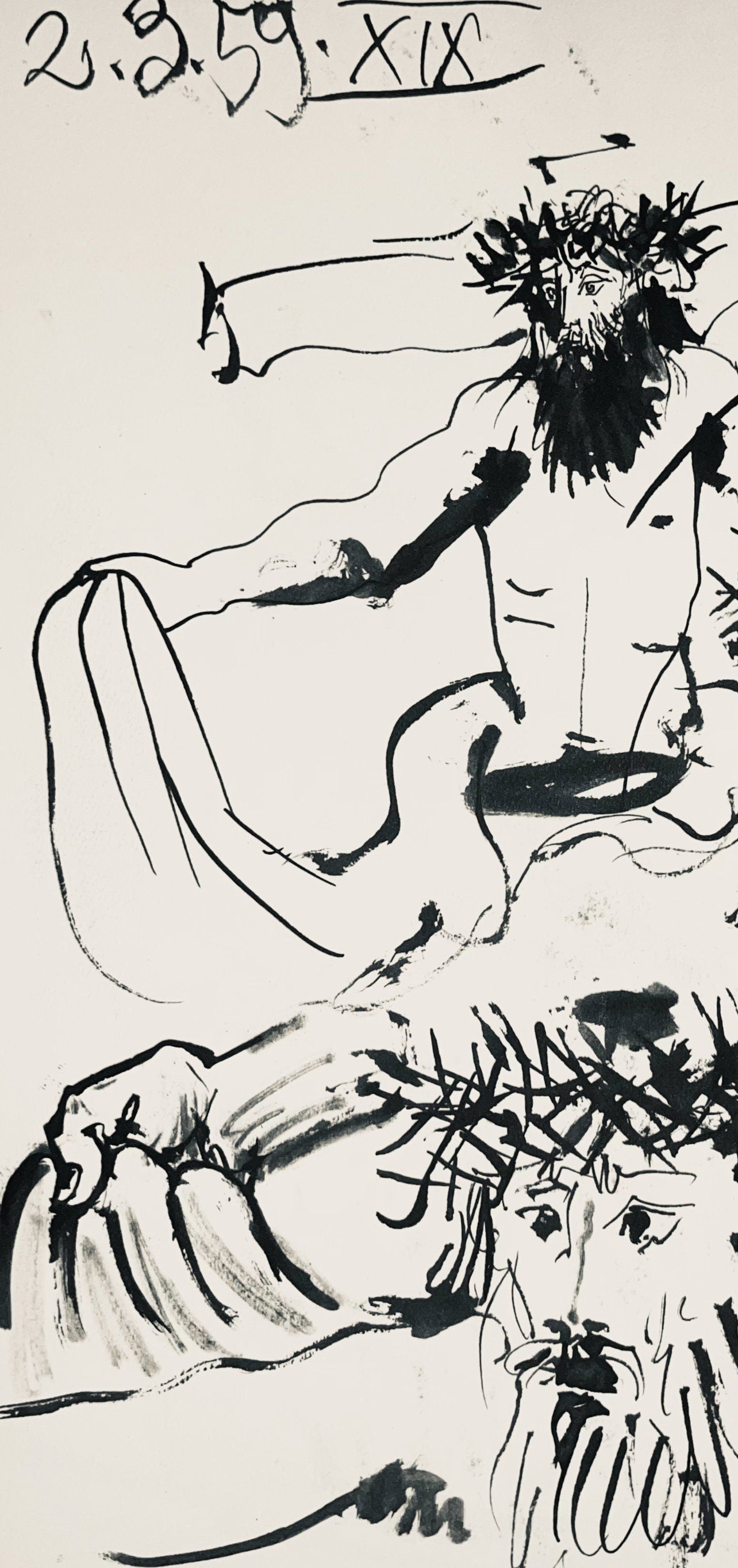 Pablo Picasso, Composition (Bloch 1276; Czwiklitzer 23), Toros y Toreros, Limited Edition Lithograph