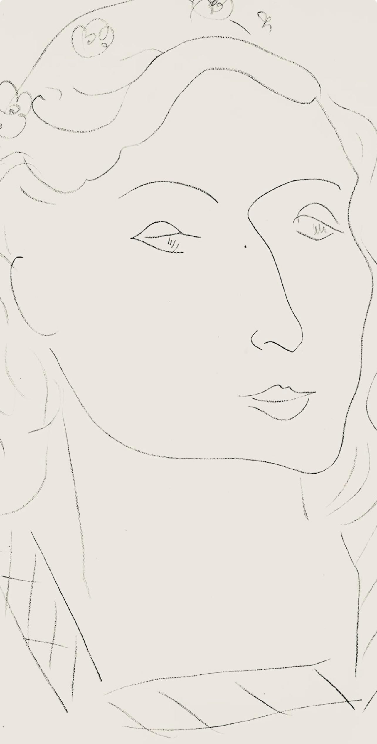 Henri Matisse, Série O, var. 11 (Duthuit 9), Henri Matisse, Dessins, Thèmes et variations, Limited Edition Lithograph