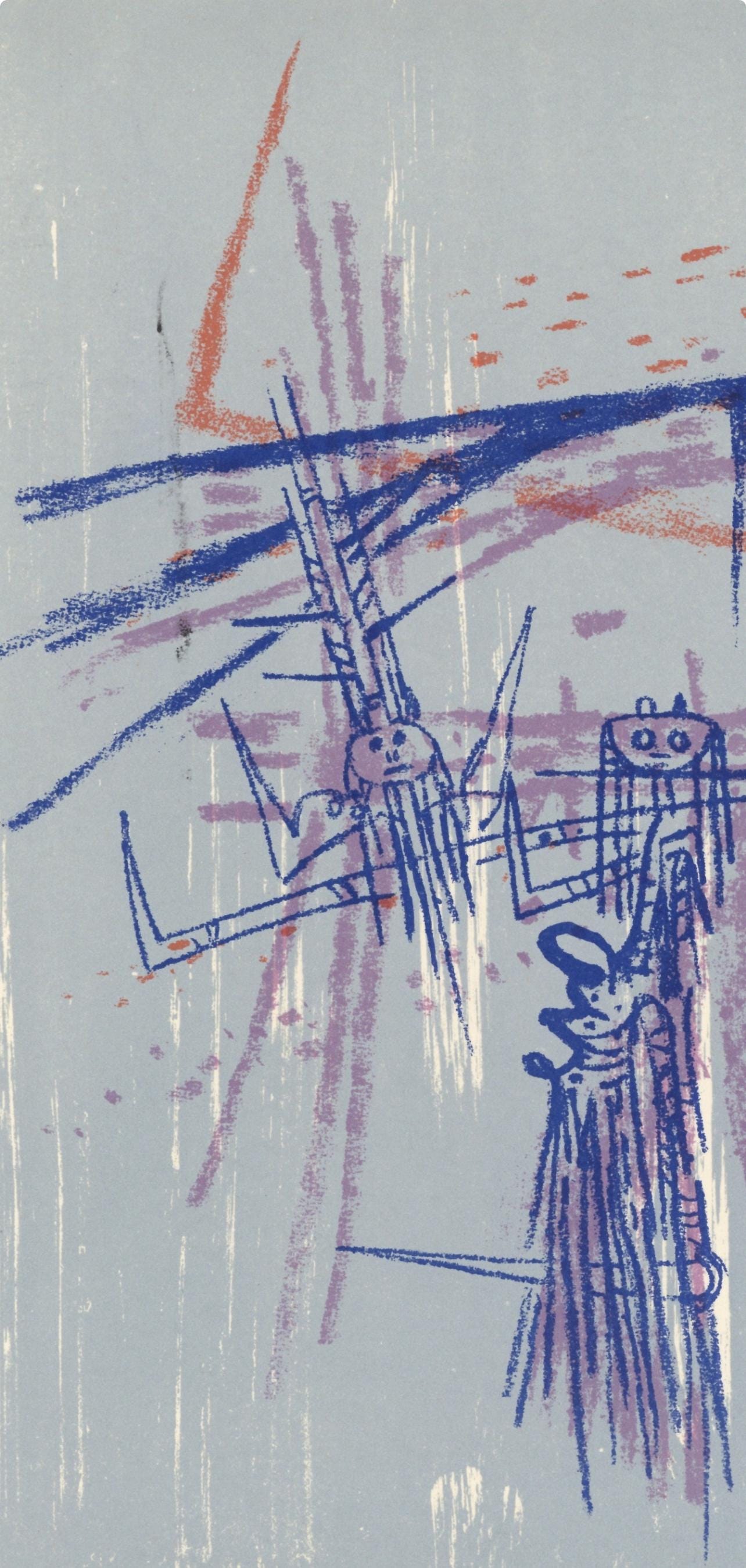 Wifredo Lam 林飛龍, Les affinites ambigues, XXe siècle, Limited Edition Lithograph