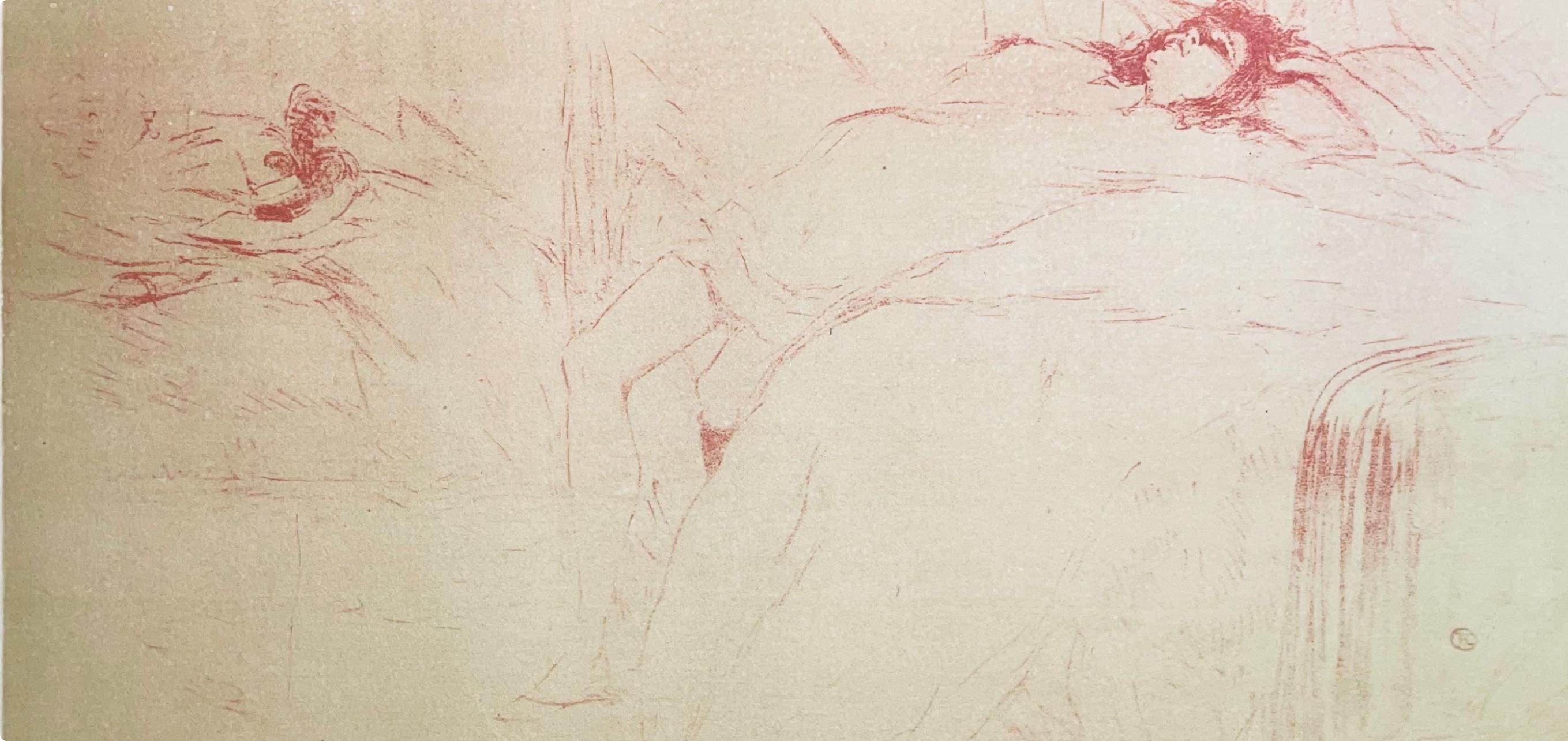 Henri de Toulouse-Lautrec, Composition, Images de Lautrec, 21 Planches en Couleurs, Collezione dell'Obelisco, Limited Edition Lithograph