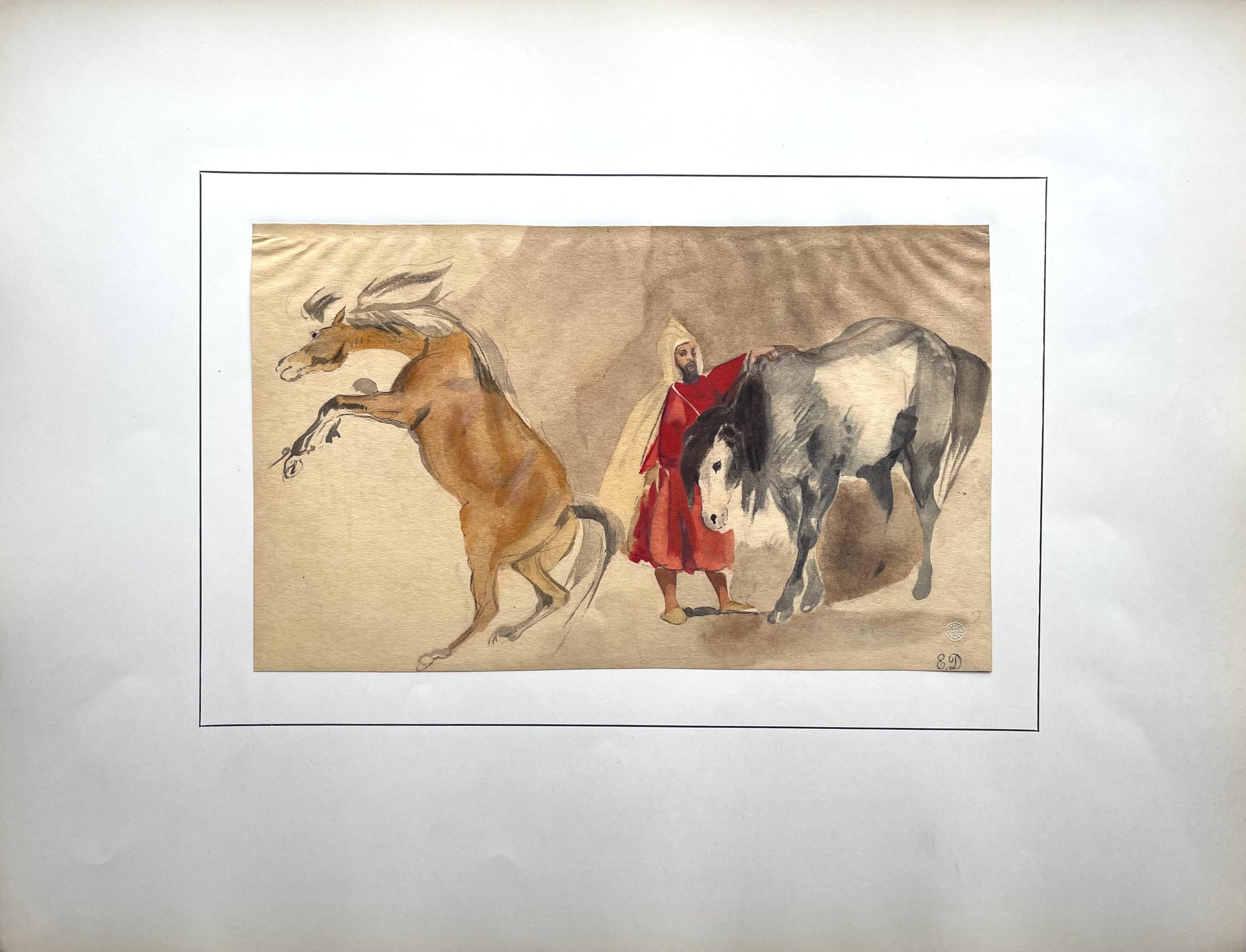 Eugène Delacroix, Composition, Trente et un Dessins et Aquarelles du Maroc, Limited Edition Lithograph