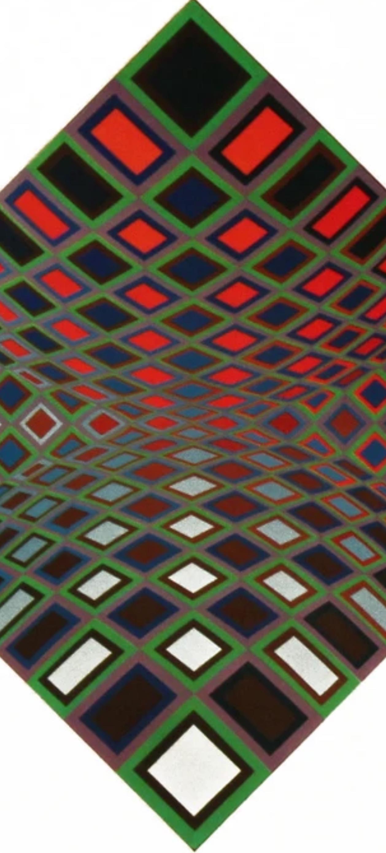 Victor Vasarely, Composition, Vega, Limited Edition Héliogravure