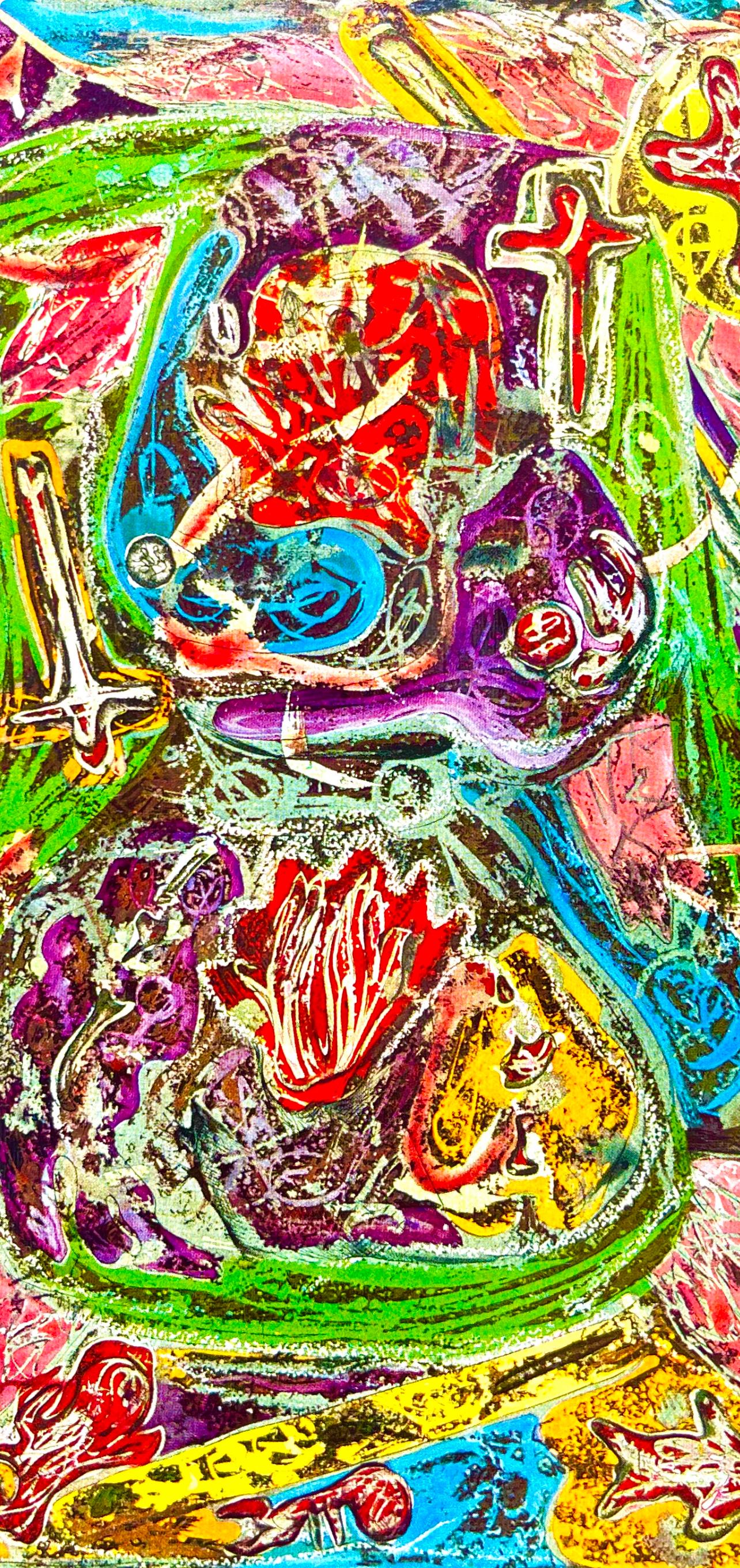 Alfonso Ossorio, Composition, Peintures initiatiques d'Alfonso Ossorio, Limited Edition Lithograph