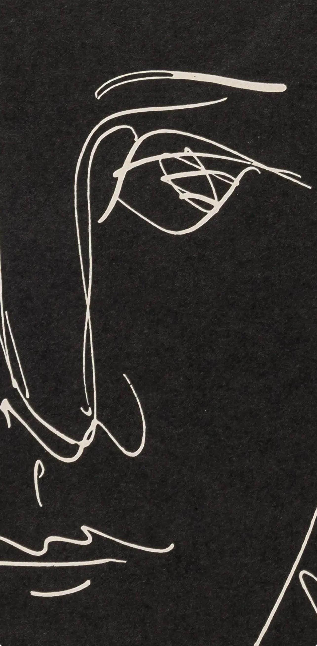 Pablo Picasso, Pour Roby, Noir (Bloch 680; Cramer 57), L'Âge de Soleil, Limited Edition Engraving