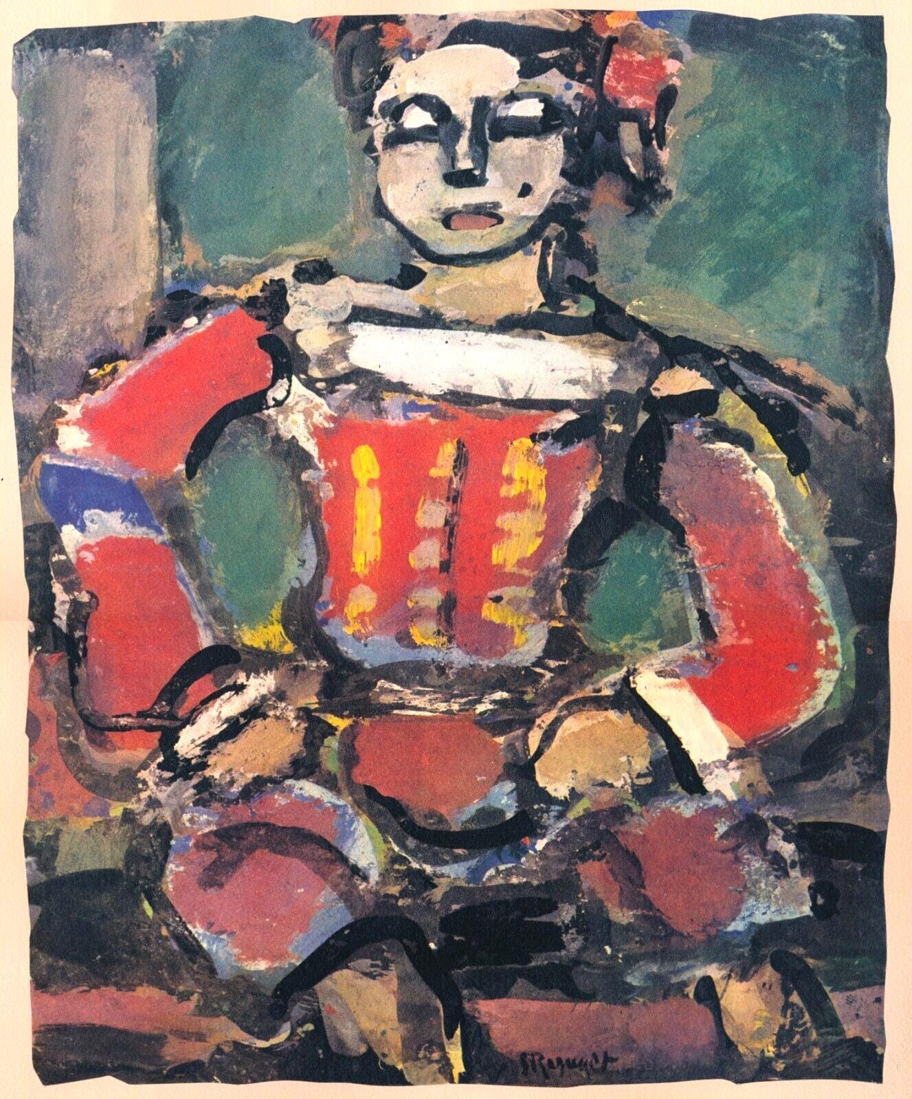Georges Rouault, Composition, Divertissement, Limited Edition Lithograph
