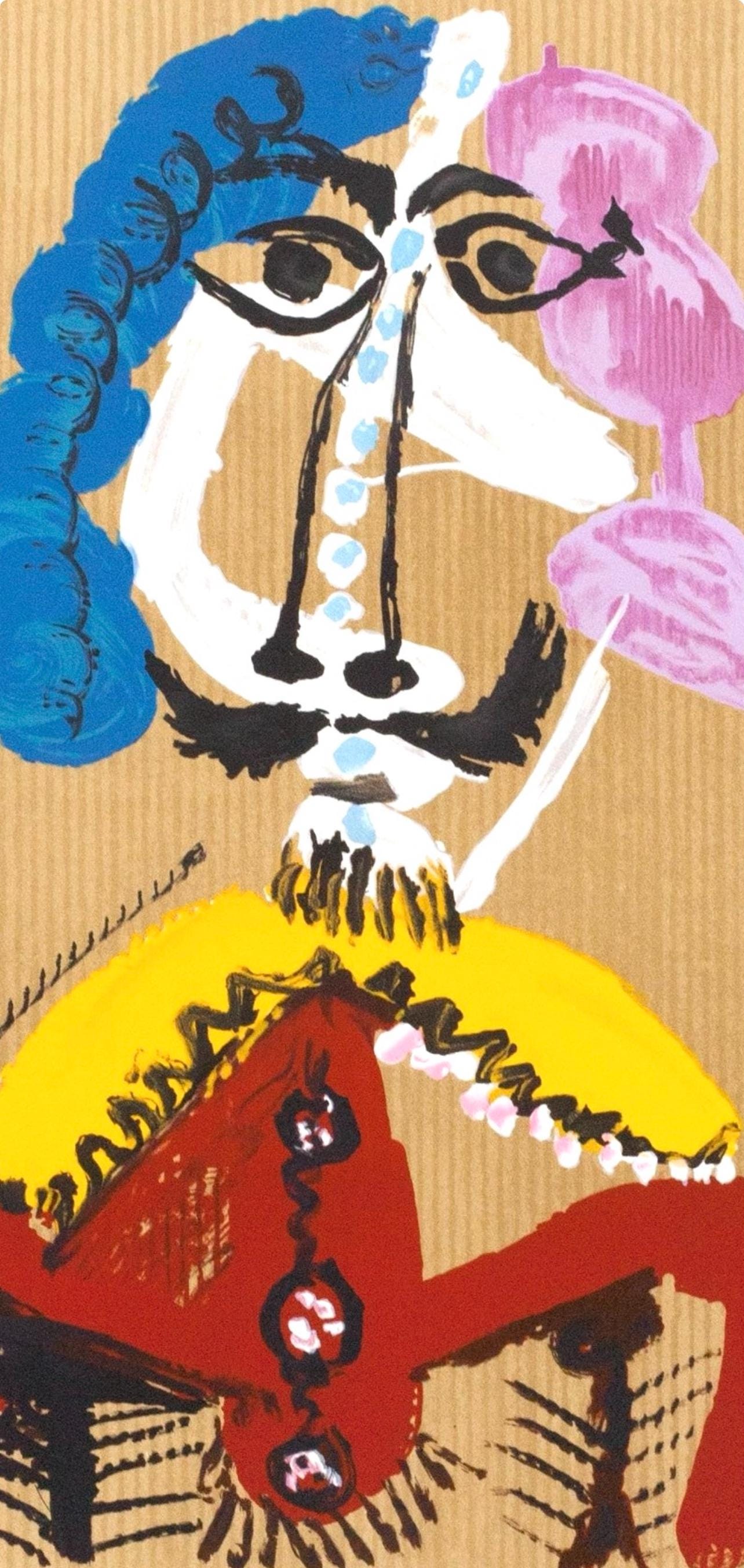 Pablo Picasso, Composition (Orozco 207-261), Vingt-Neuf Portraits Imaginaires, Limited Edition Lithograph