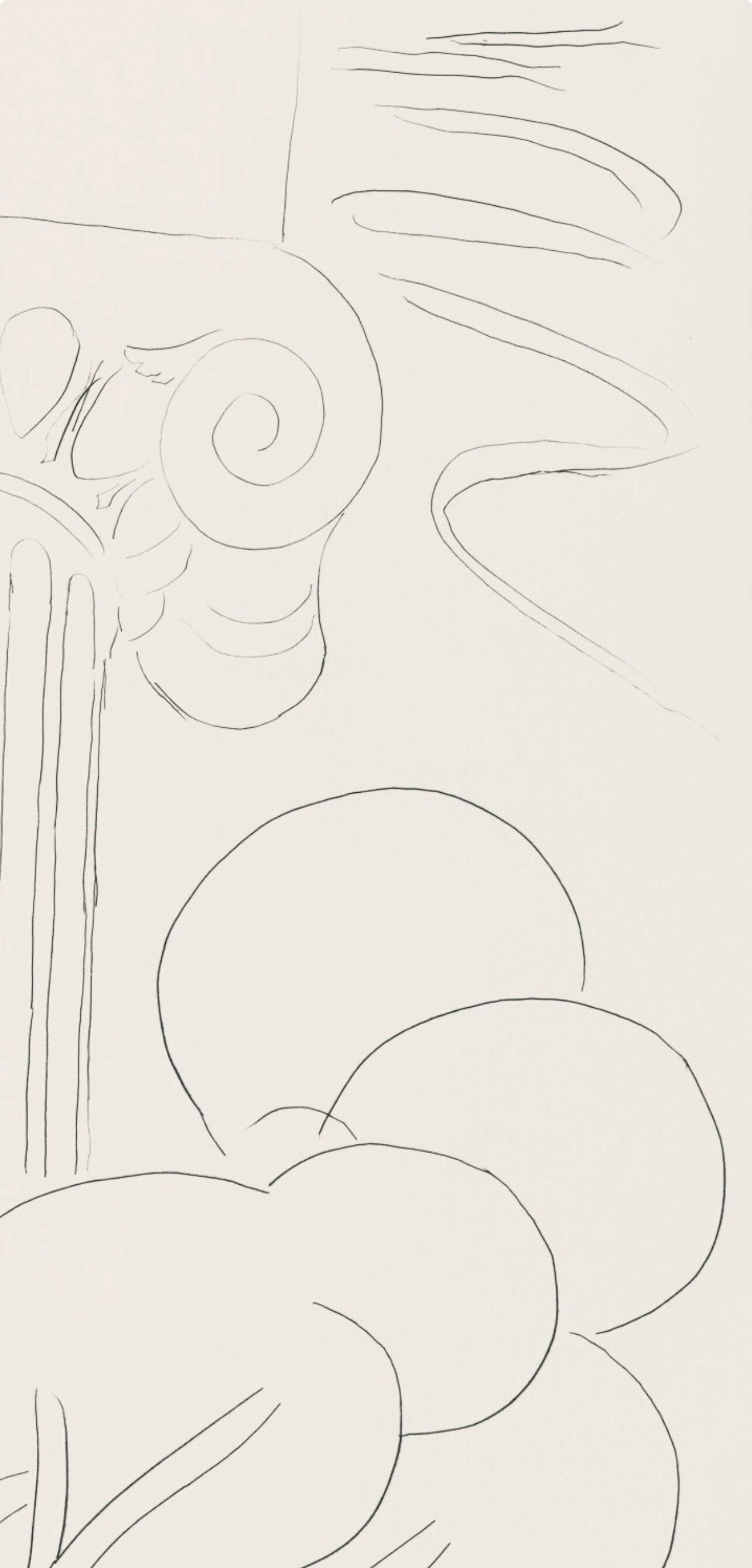Henri Matisse, Mes bouquins refermés sur le nom de Paphos, Poésies, Limited Edition Lithograph
