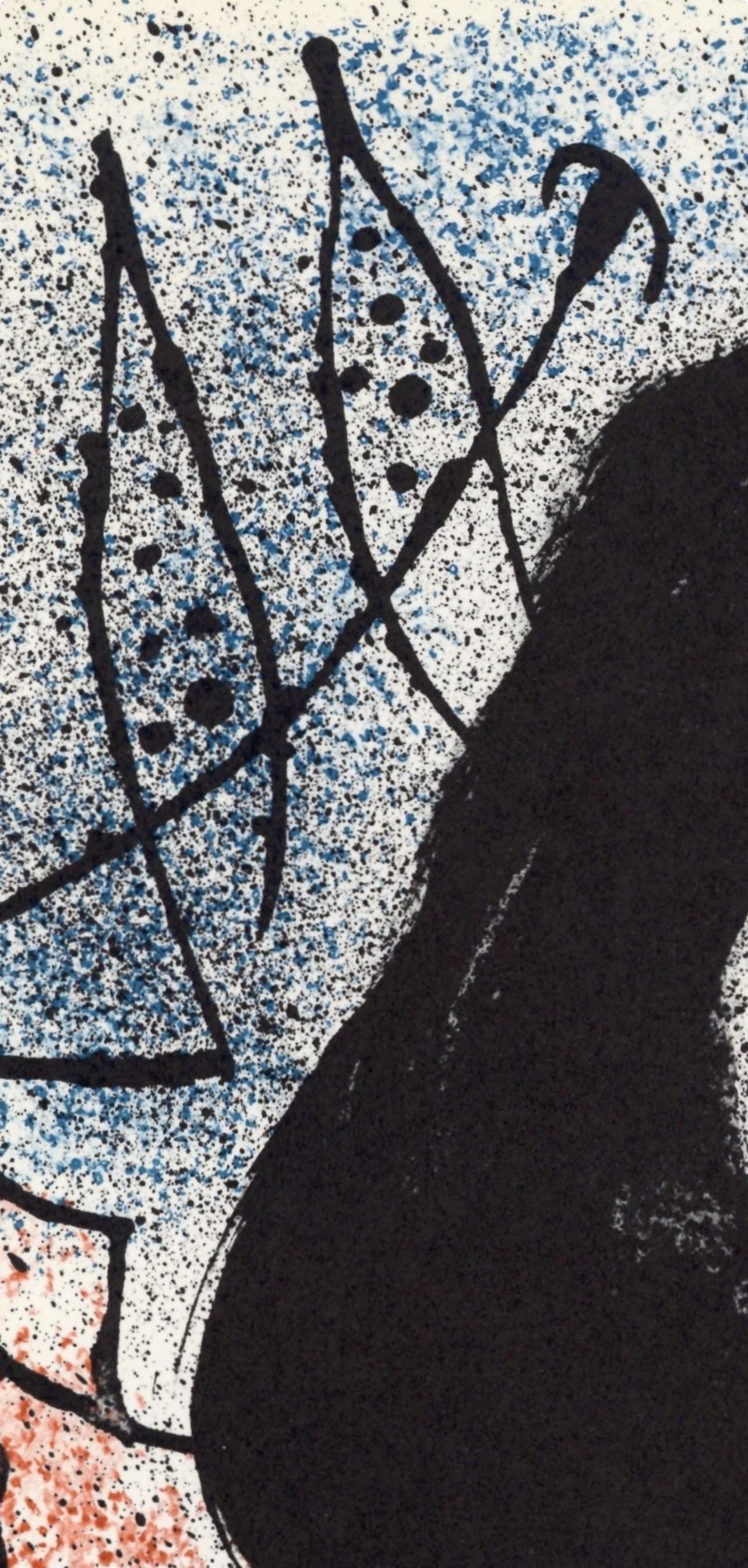 Joan Miró, Composition (Cramer 112; Mourlot 439-442), Derrière le miroir, Limited Edition Lithograph