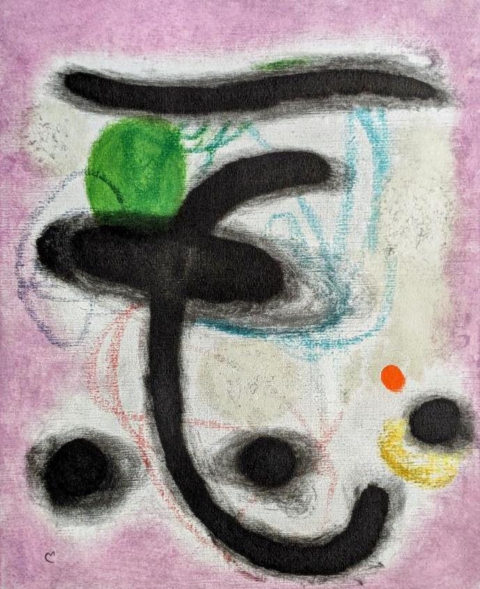 Joan Miró, Composition (Cramer 105), Femmes, Limited Edition Héliogravure