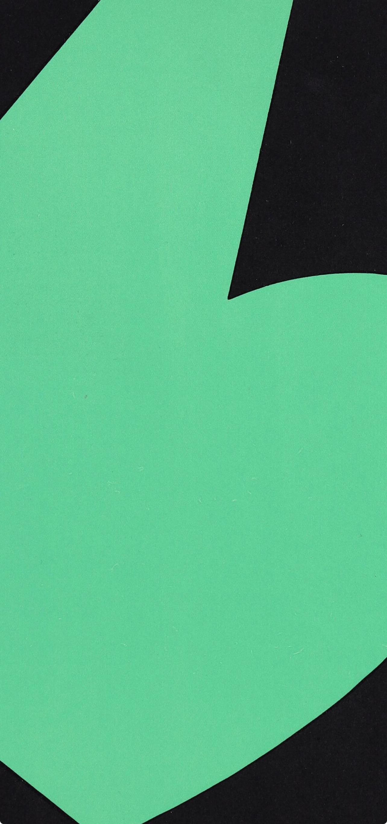 Ellsworth Kelly, Composition (Axsom, I-A), Derrière le miroir, Limited Edition Lithograph