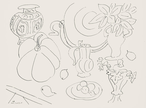 Henri Matisse, Série G, var. 6 (Duthuit 9), Henri Matisse, Dessins, Thèmes et variations, Limited Edition Lithograph