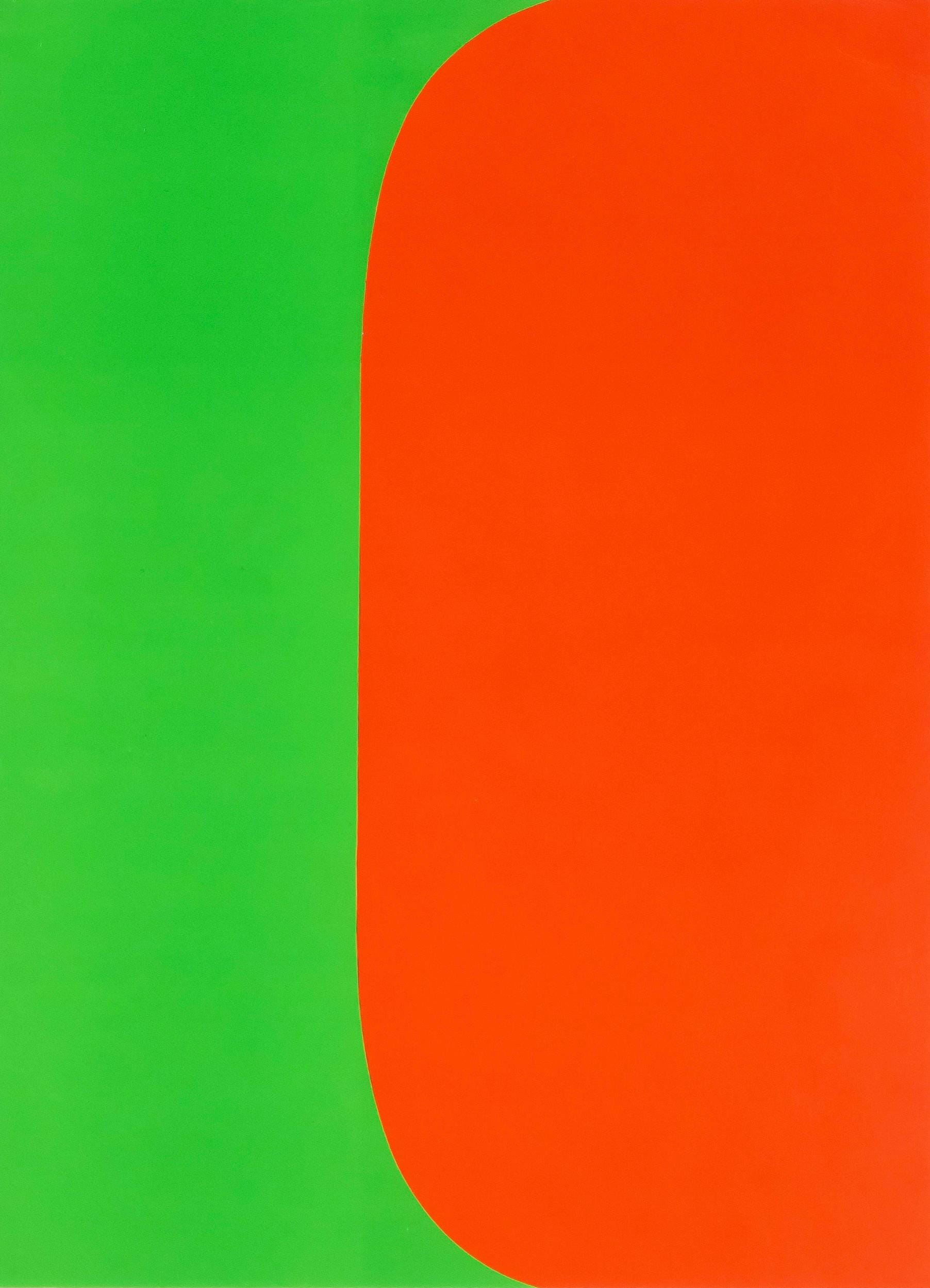 Ellsworth Kelly, Composition (Axsom, I-B), Derrière le miroir, Limited Edition Lithograph
