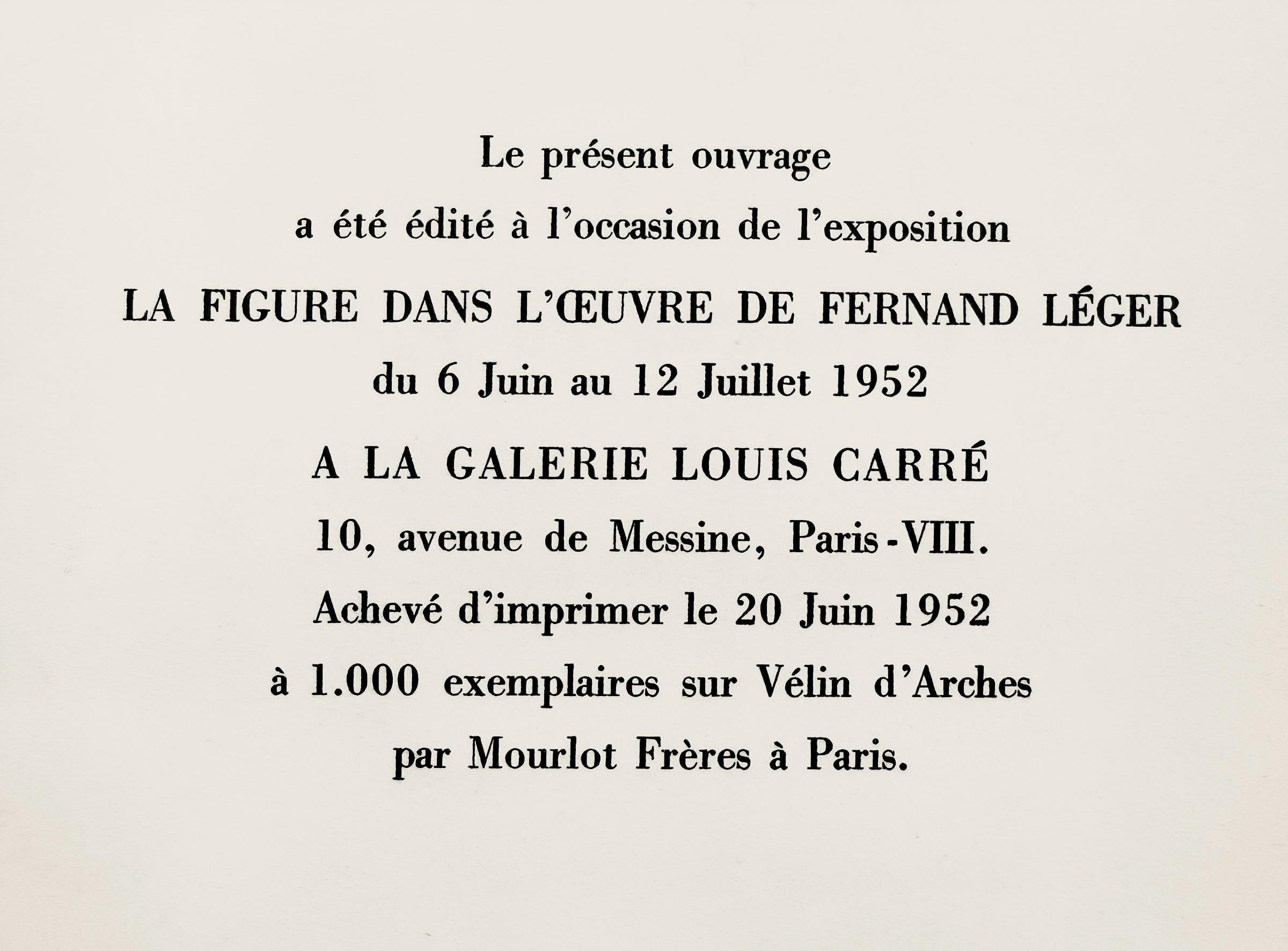 Fernand Léger, Composition, Mon ami Léger, Limited Edition Lithograph
