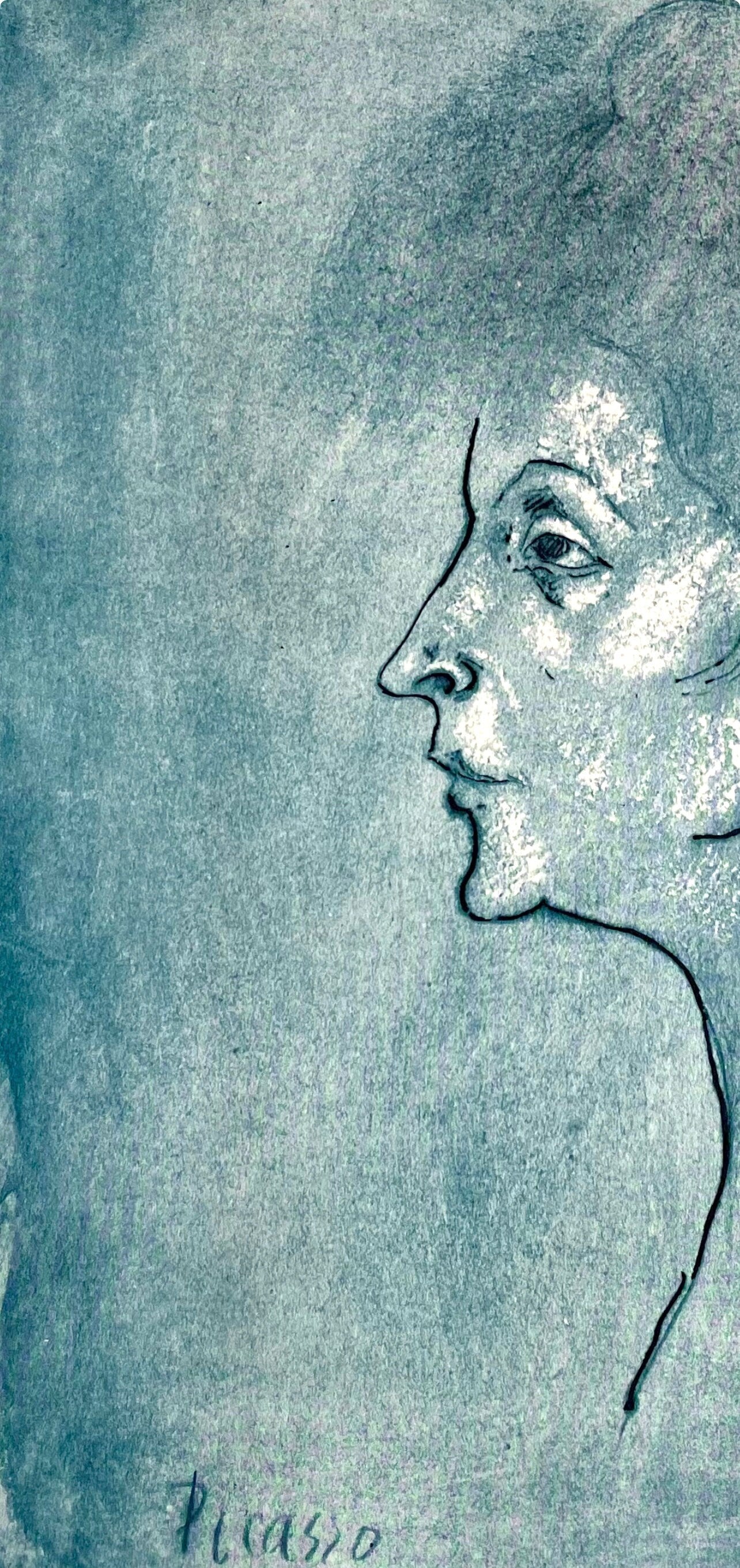 Pablo Picasso, Mother and Child (Orozco 95), Picasso: Fifteen Drawings, Limited Edition Lithograph