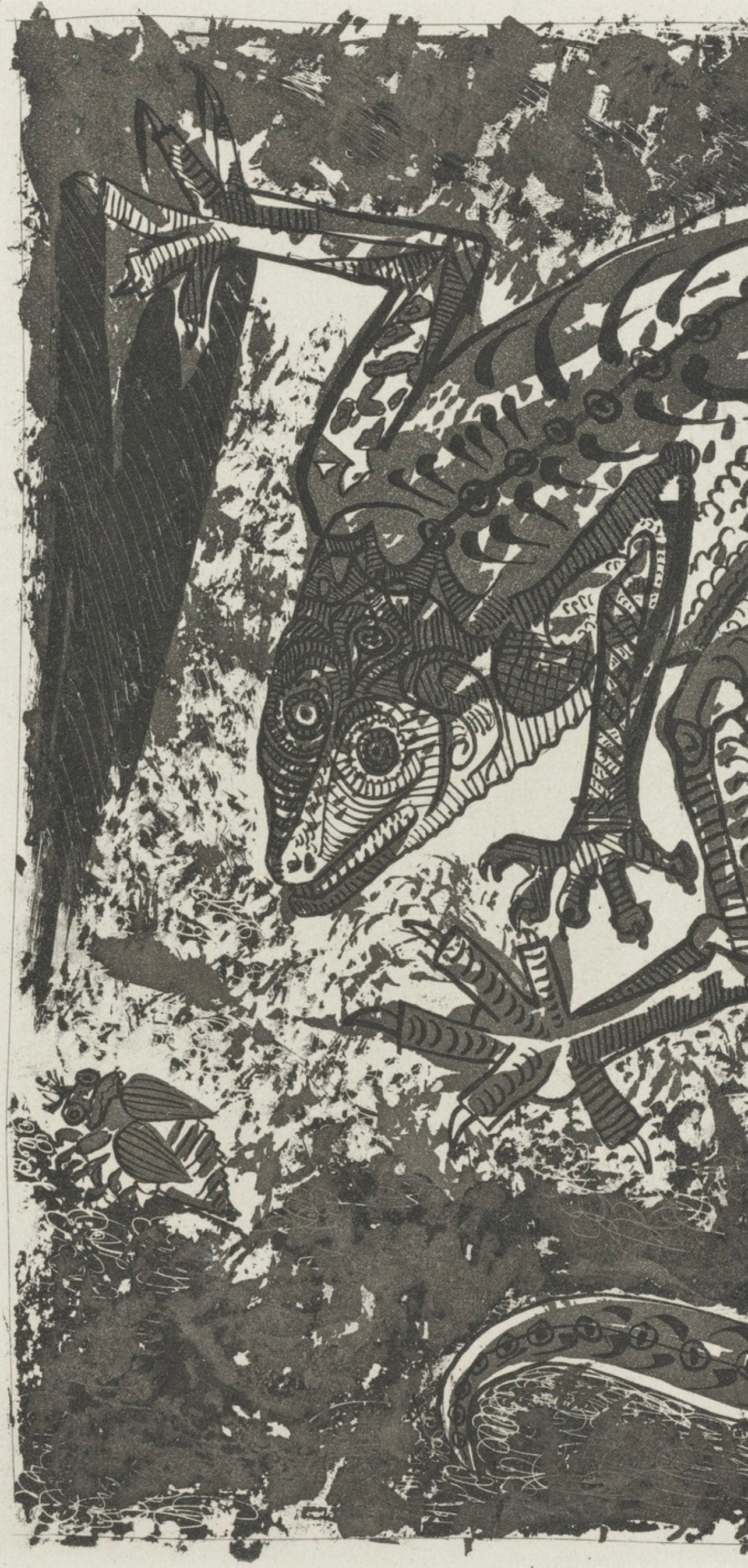 Pablo Picasso, Le Lézard, Histoire naturelle, Limited Edition Lithograph