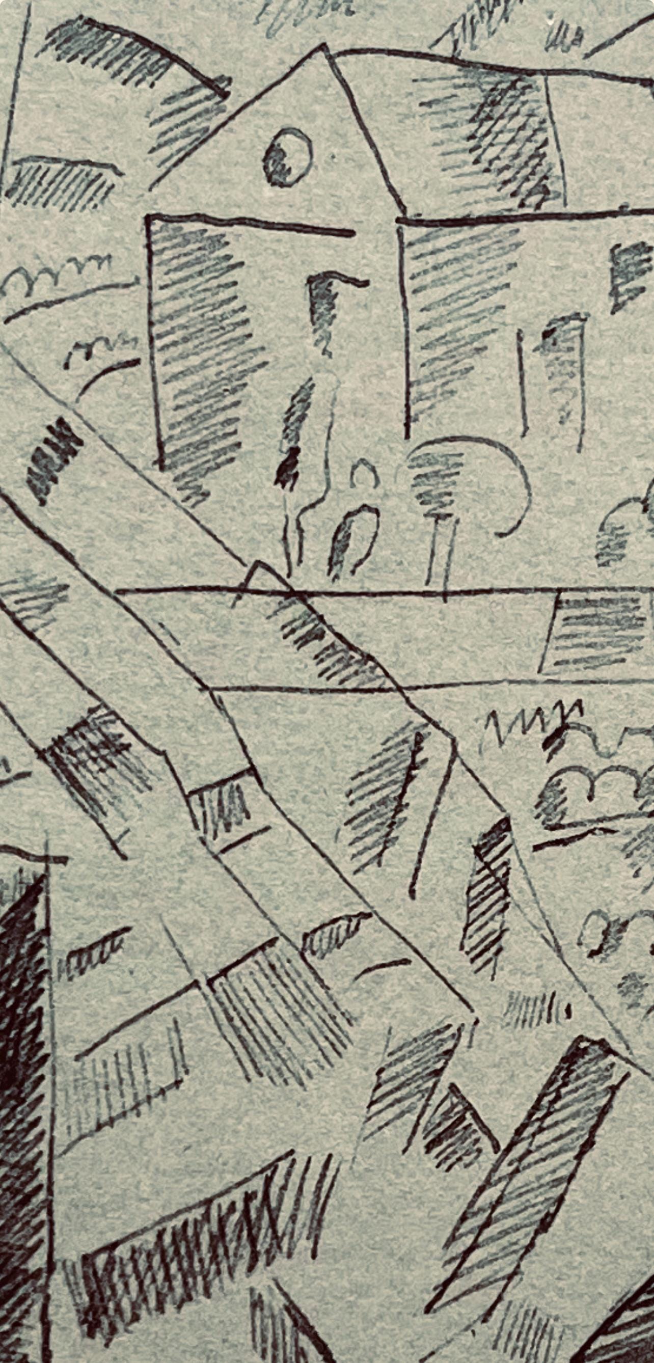 Fernand Léger, Paysage En Argonne, Fernand Léger, Dessins de Guerre, Limited Edition Lithograph