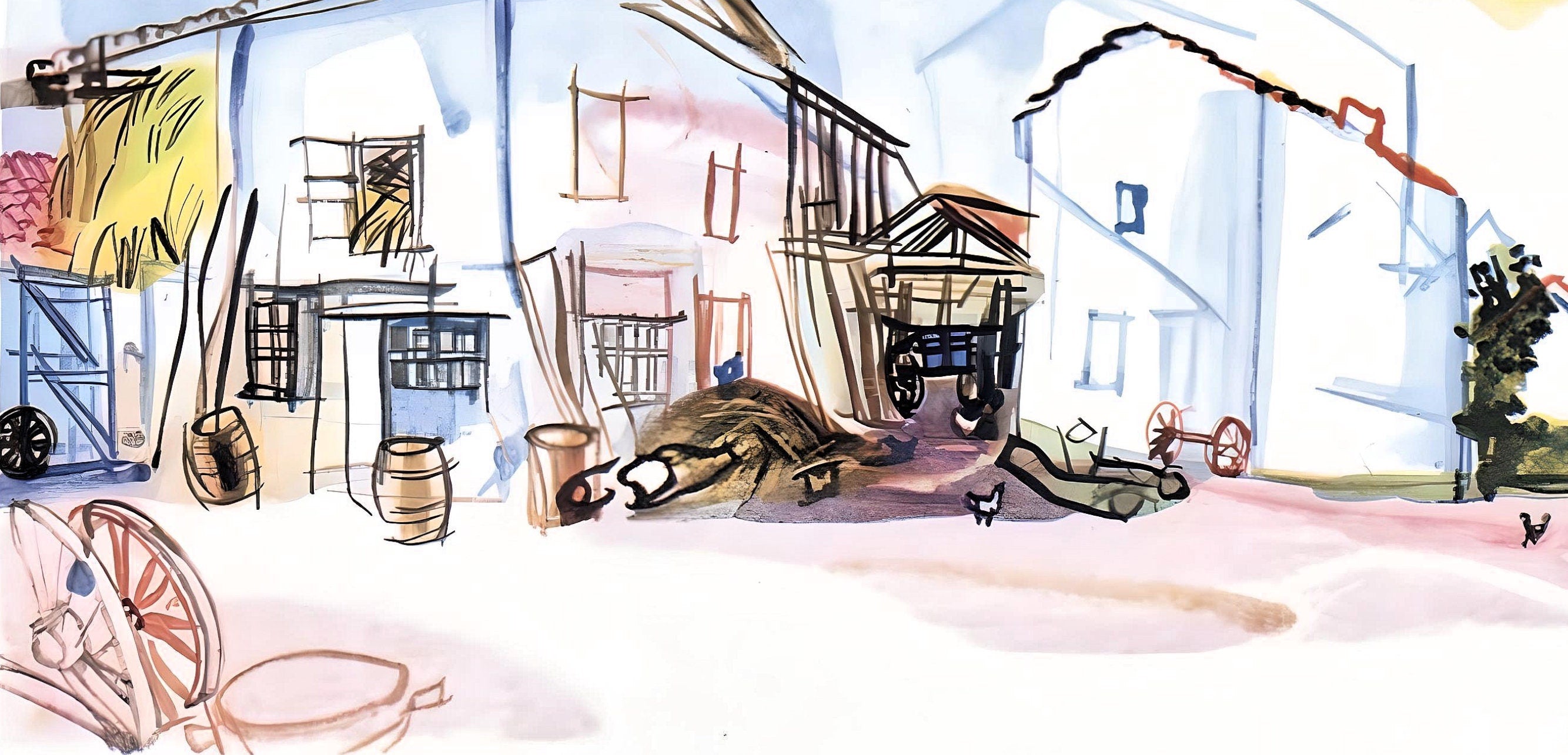 Raoul Dufy, Le charron de Montsaunès, Vacances forcées