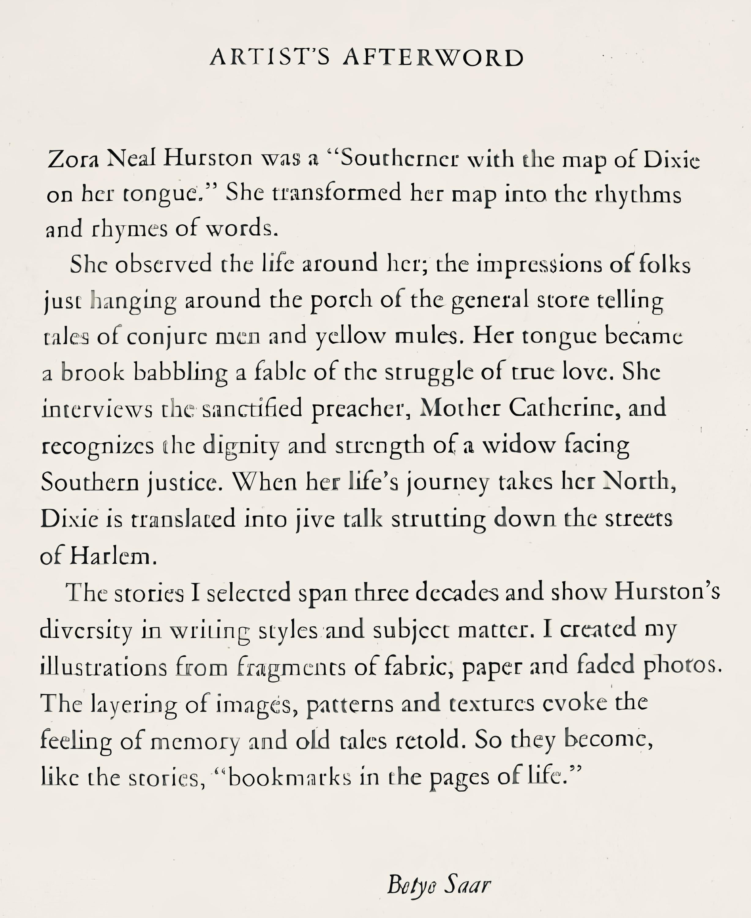Betye Saar, Mother Catherine, Bookmarks in the Pages of Life, Limited Edition Silkscreen