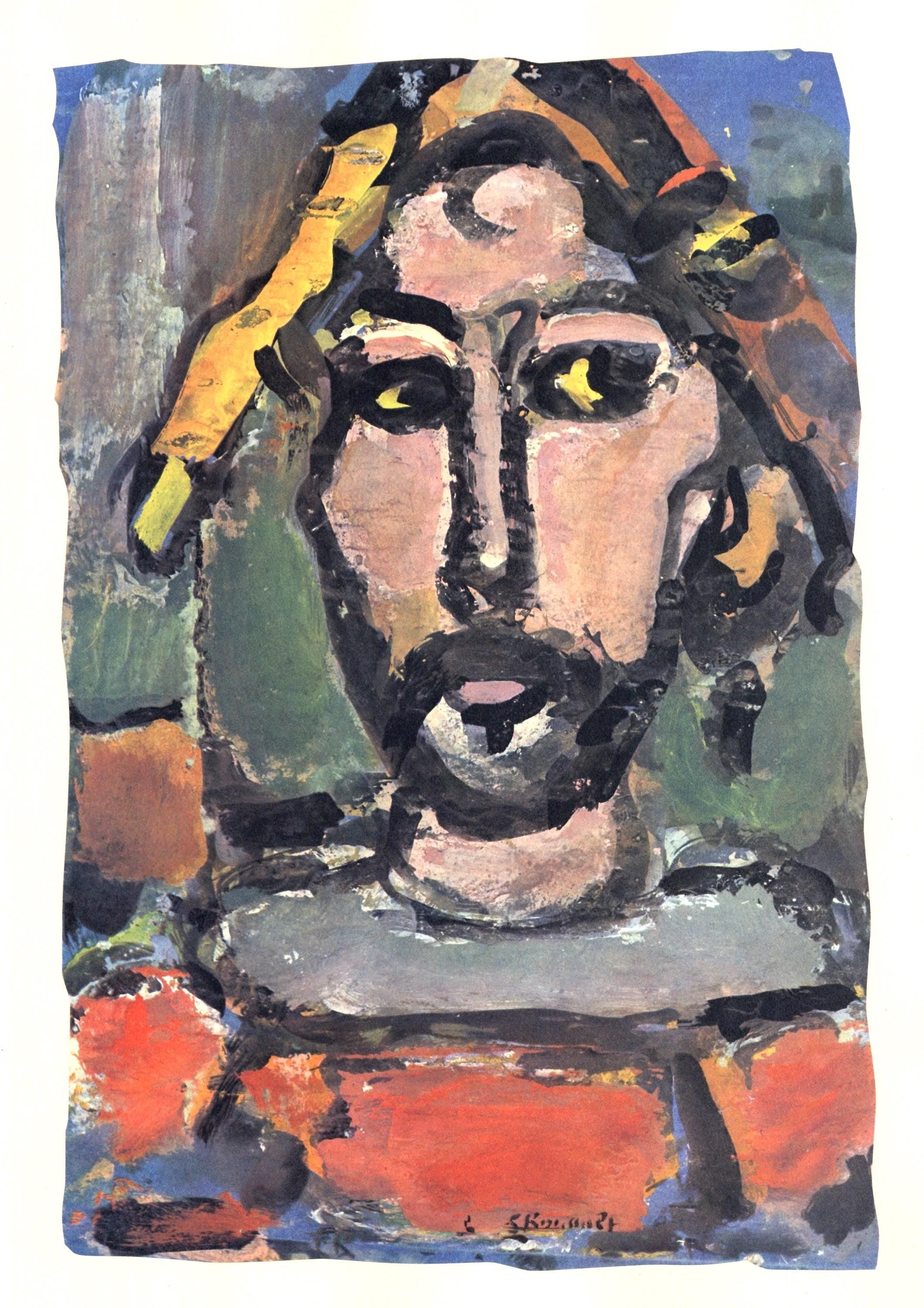 Georges Rouault, Composition, Divertissement, Limited Edition Lithograph