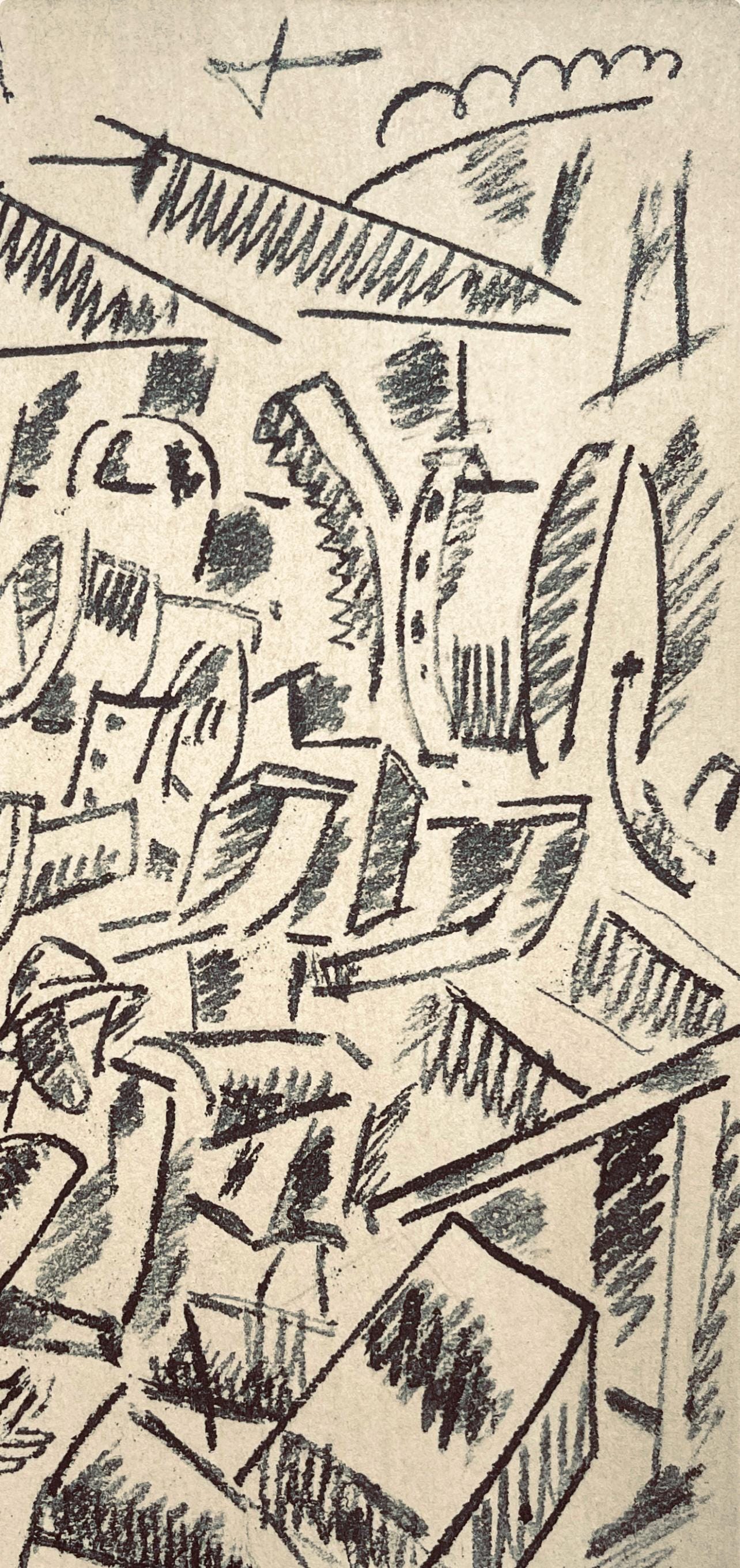 Fernand Léger, Hissage De Forme Mobile, Fernand Léger, Dessins de Guerre, Limited Edition Lithograph