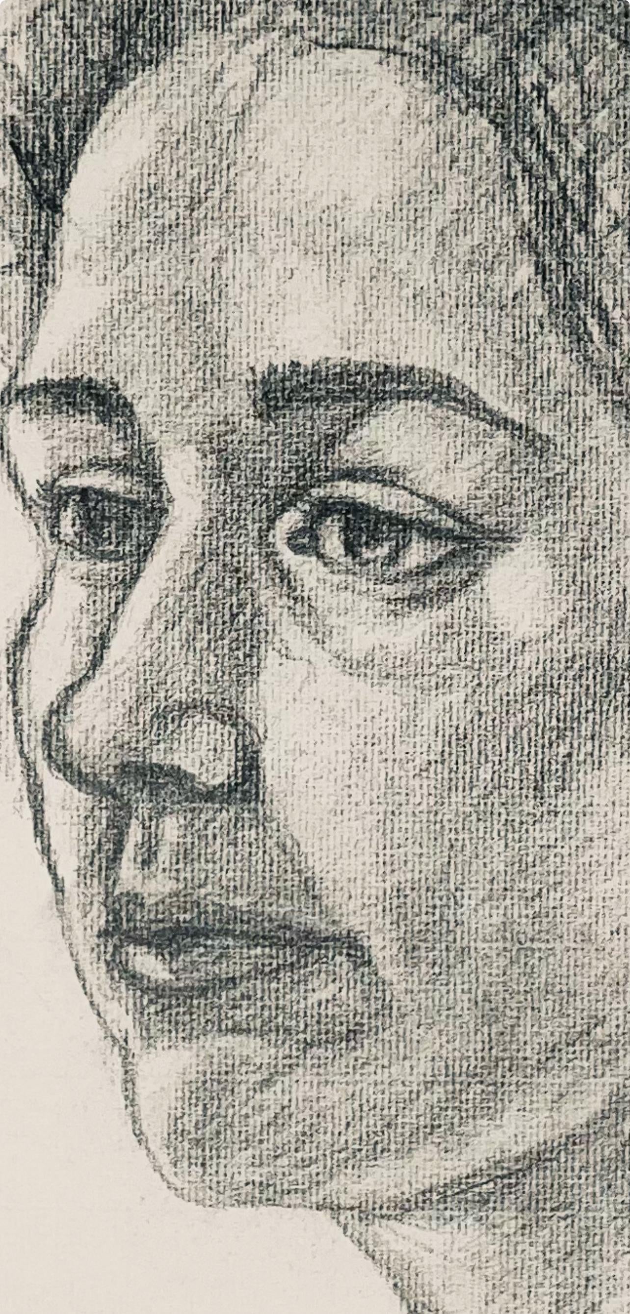 Ian Hornak, Renaissance Female Figure Study, 1963, Original Drawing