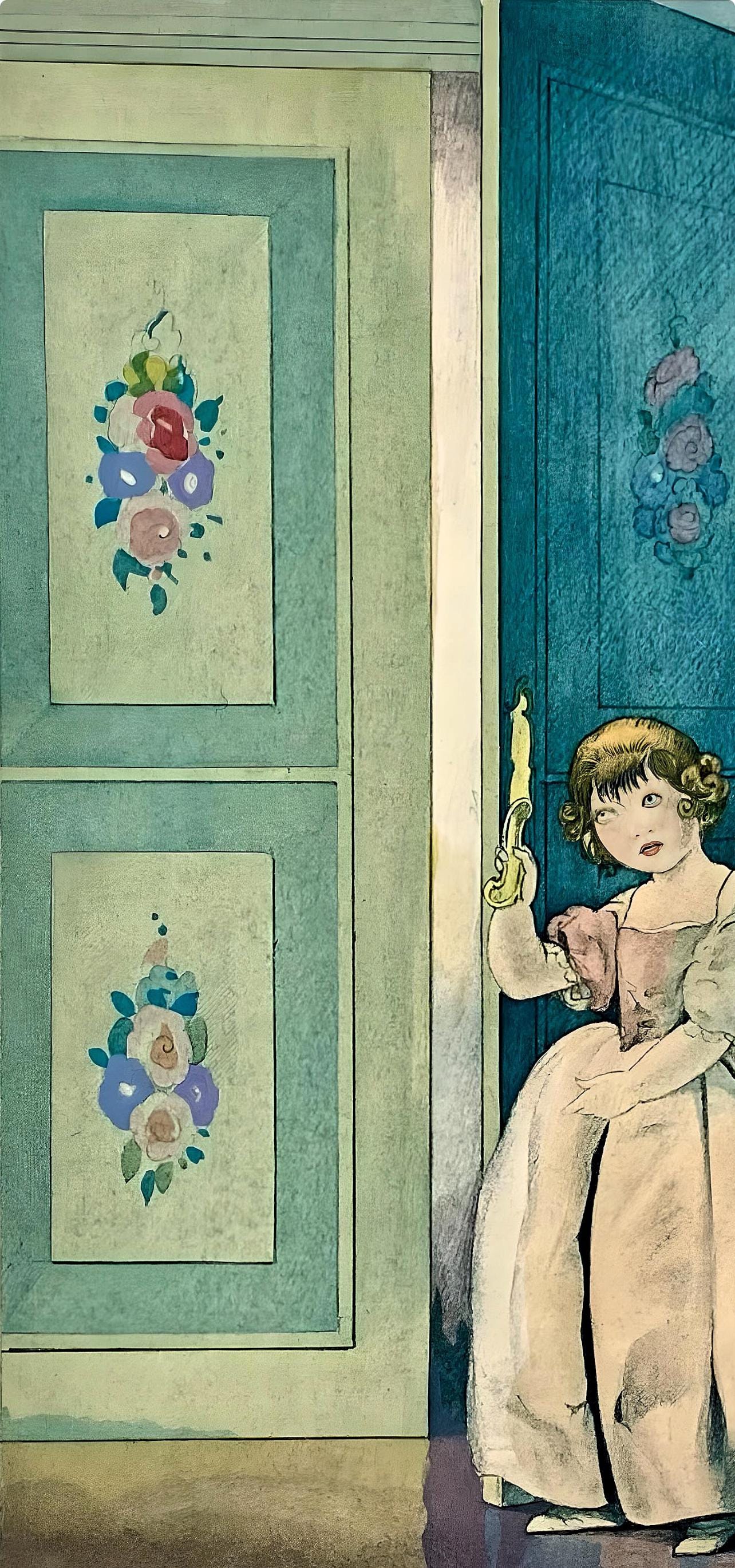 Umberto Brunelleschi, Composition, La Leçon d'amour dans un parc, Limited Edition Lithograph