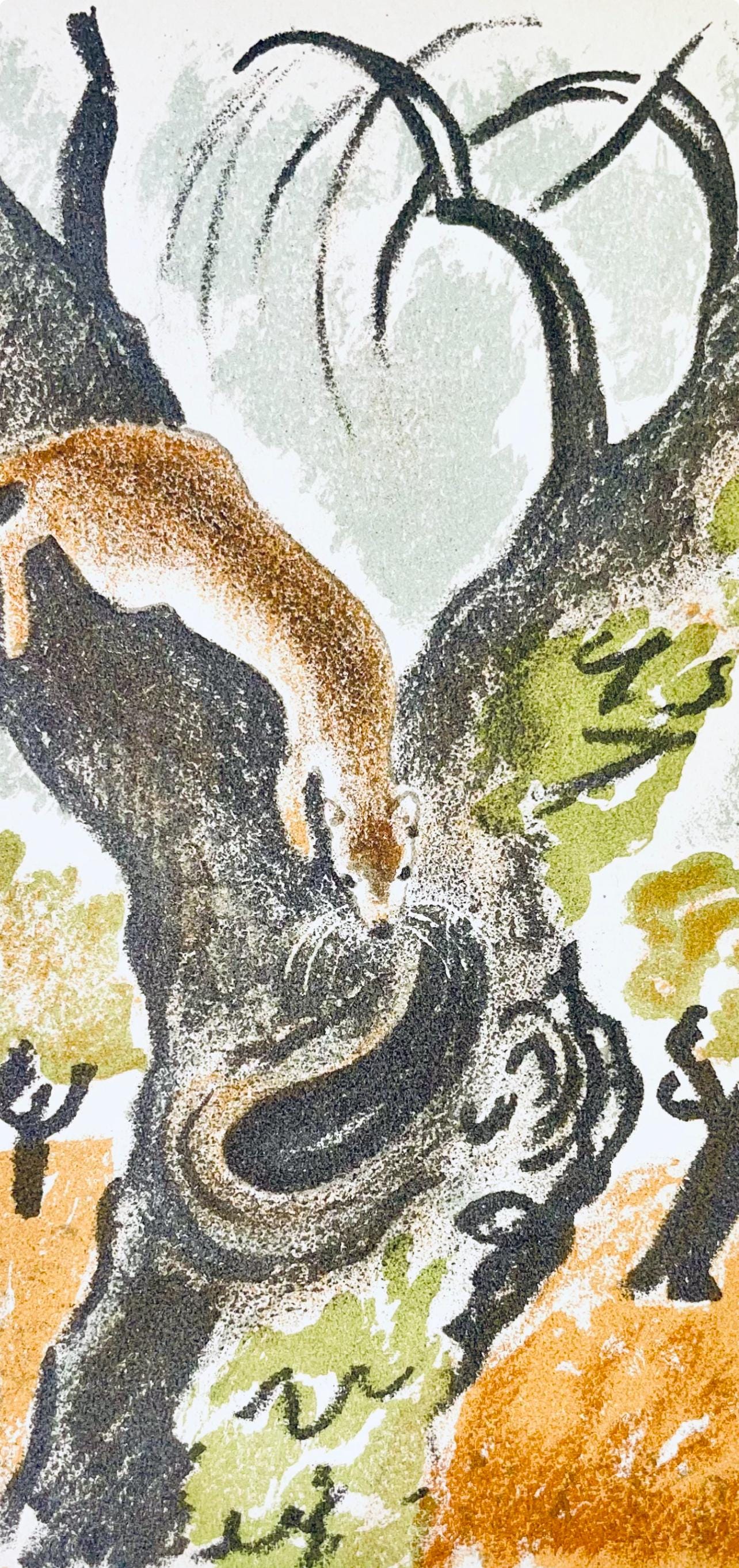 Maurice Mourlot, Composition, de Goupil a Margot, Histoires De Bêtes, Limited Edition Lithograph