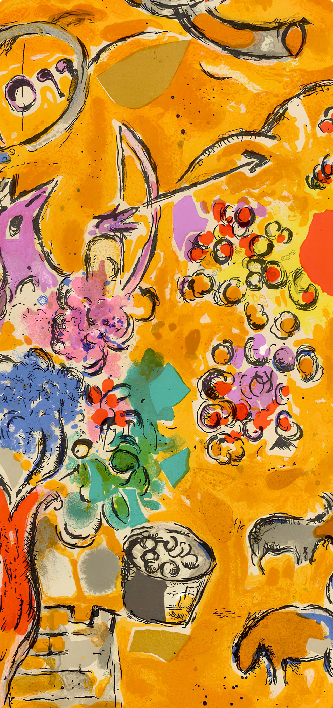 Marc Chagall, Tribe of Joseph, Jerusalem Windows, Limited Edition Lithograph