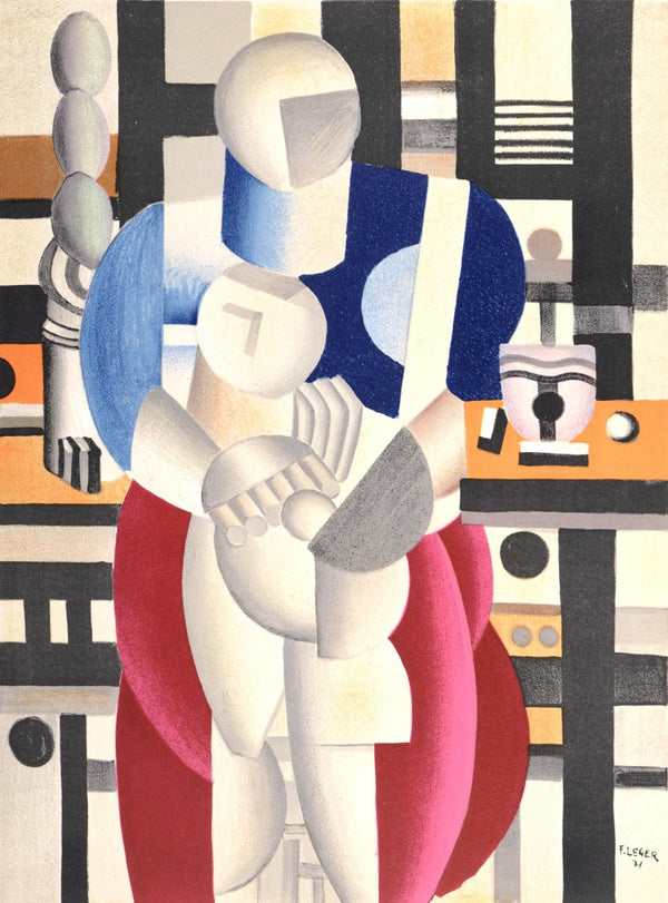 Fernand Léger, Composition, Derrière le miroir, Limited Edition Lithograph