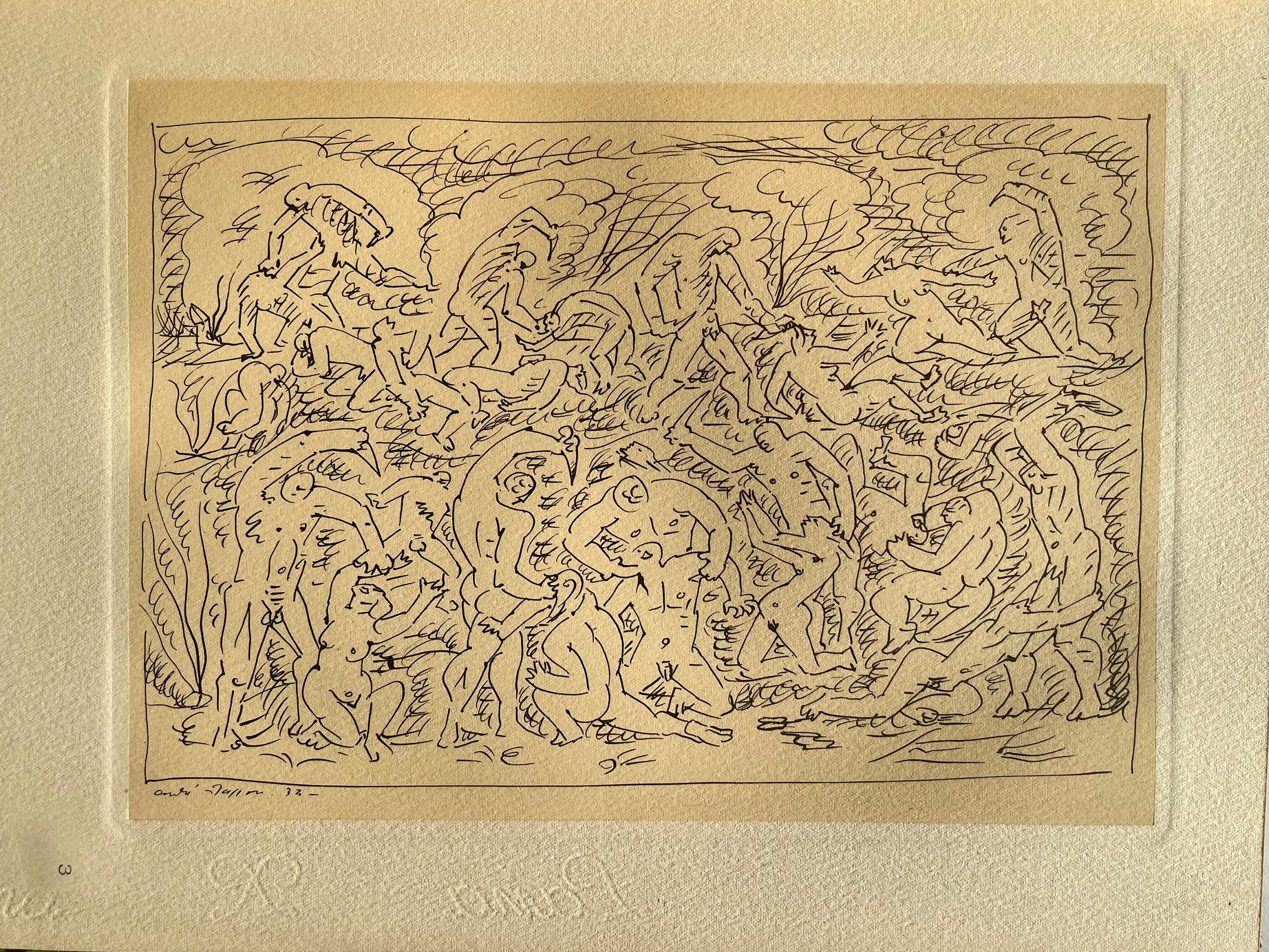 André Masson, Massacre, Masson Dessins, Limited Edition Lithograph