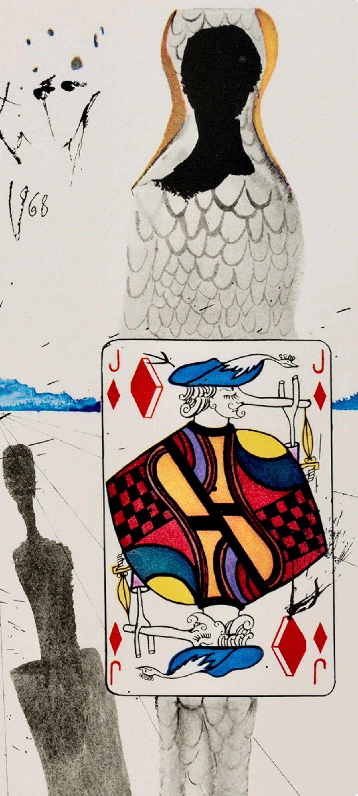 Salvador Dalí, Composition (Field 69-5, A-M), Alice's Adventures in Wonderland, Limited Edition Héliogravure