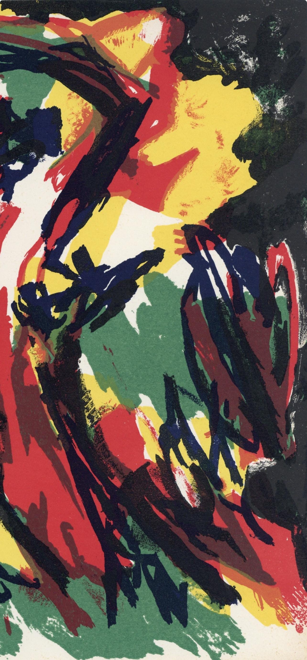 Karel Appel, Pons, Paris, XXe siècle, Limited Edition Lithograph