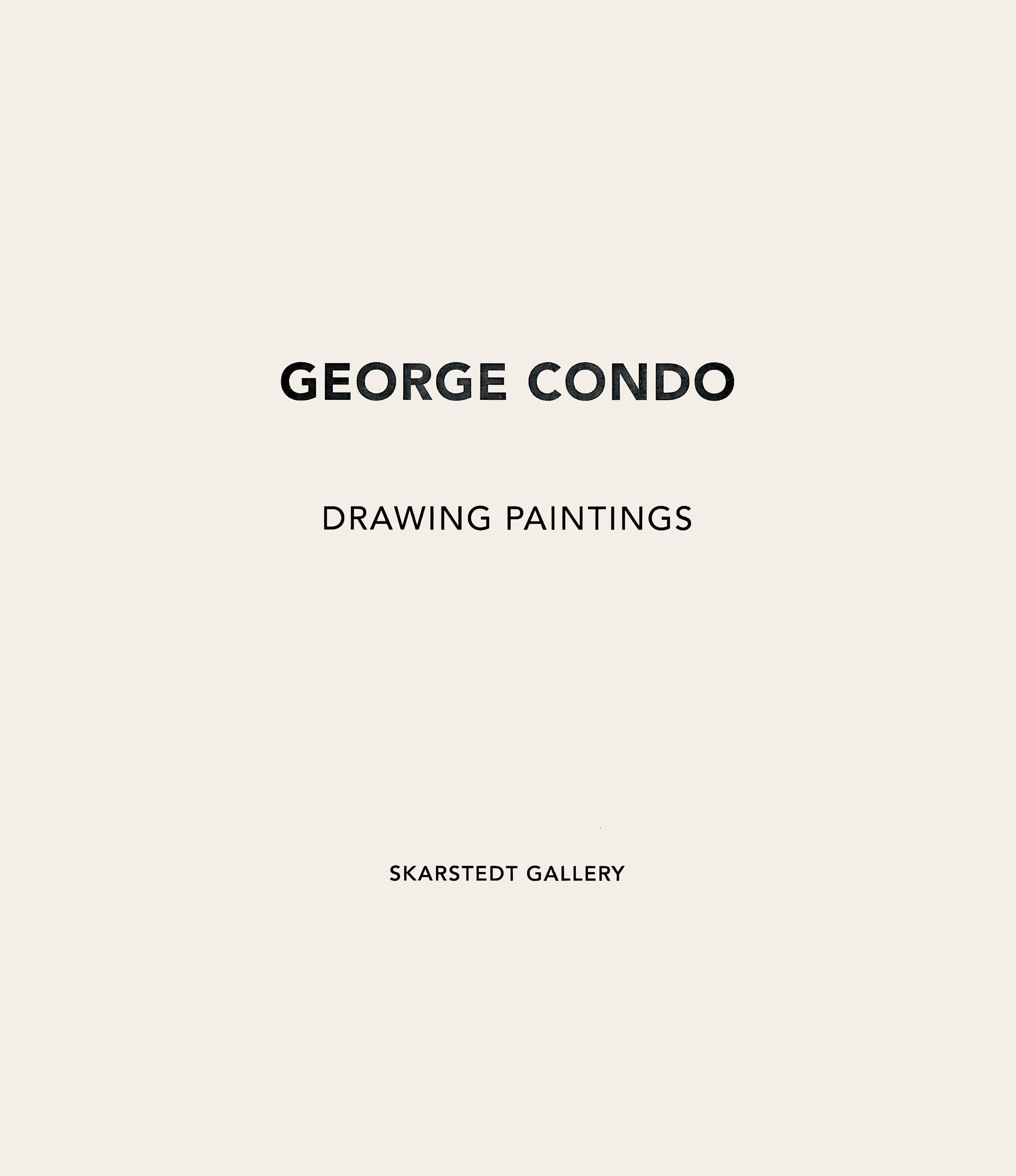 George Condo, Pink and Yellow Sweep, Drawing Paintings, Limited Edition Four Color Process Print