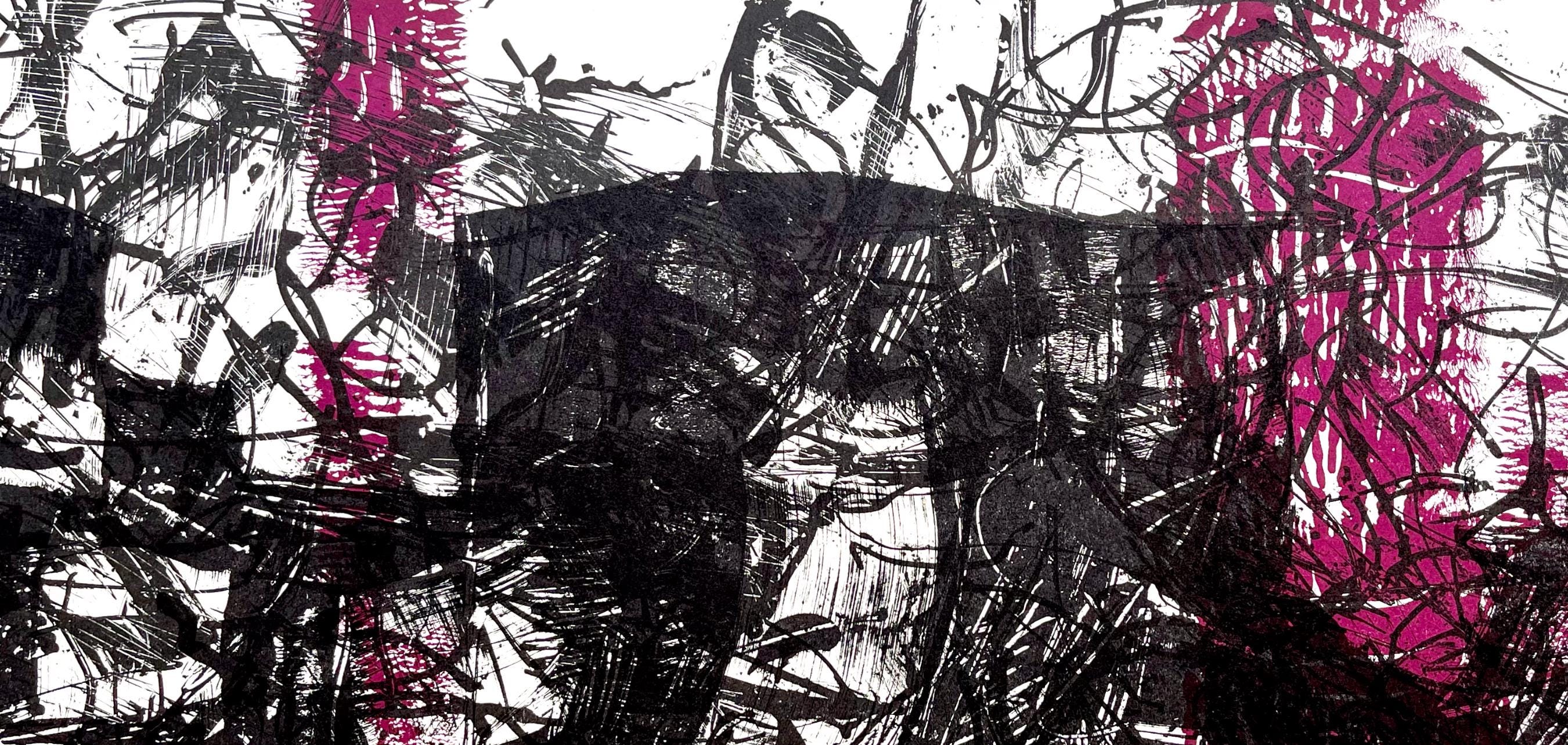 Jean-Paul Riopelle, Composition, Derrière le miroir, Limited Edition Lithograph