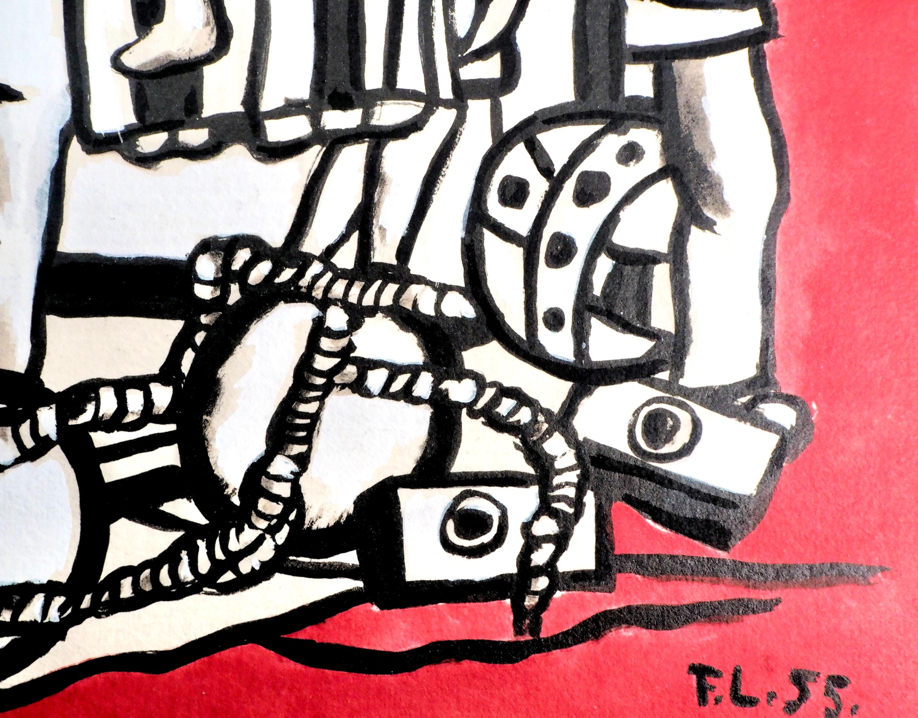 Fernand Léger, Composition, Contrastes, Limited Edition Lithograph