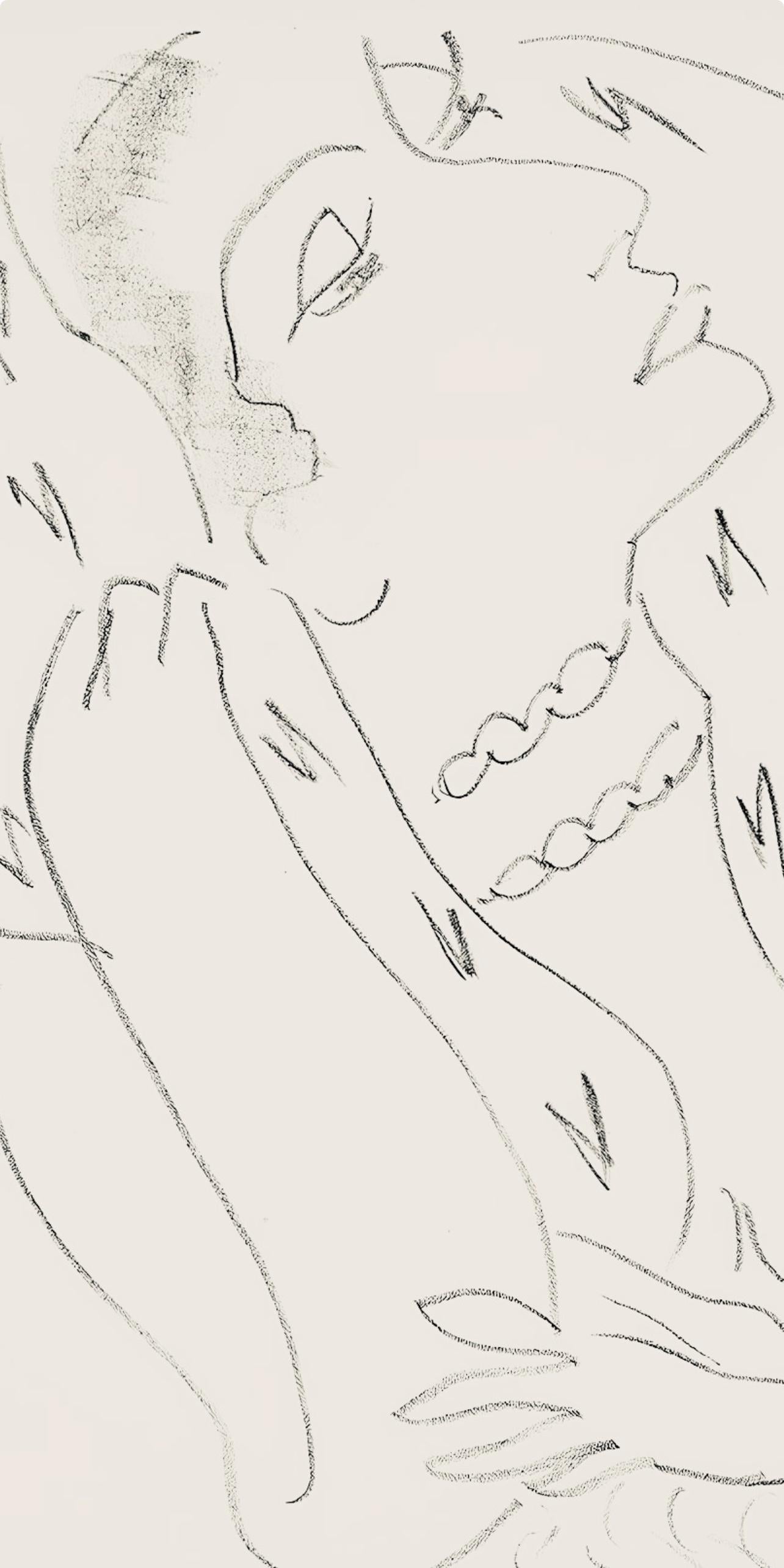 Henri Matisse, Série L, var. 15 (Duthuit 9), Henri Matisse, Dessins, Thèmes et variations, Limited Edition Lithograph