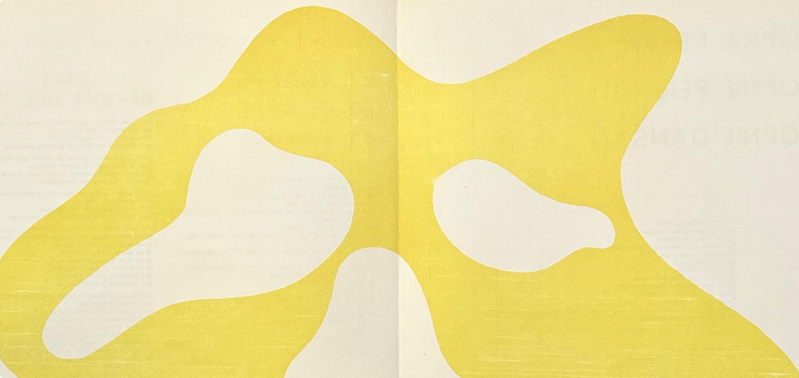 Hans Jean Arp, Composition, Derrière le miroir, Limited Edition Woodcut