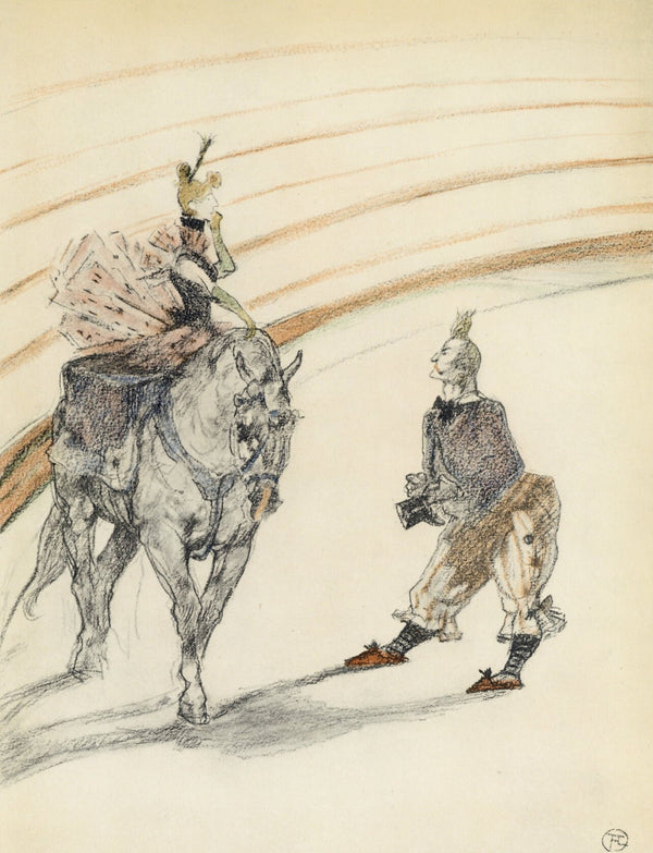 Henri de Toulouse-Lautrec, Ecuyere de panneau, The Circus by Toulouse-Lautrec, Limited Edition Lithograph