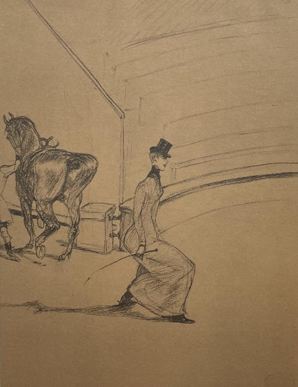 Henri de Toulouse-Lautrec, Haute École Equestrienne: Taking a Bow, Henri de Toulouse-Lautrec, At the Circus, Limited Edition Lithograph