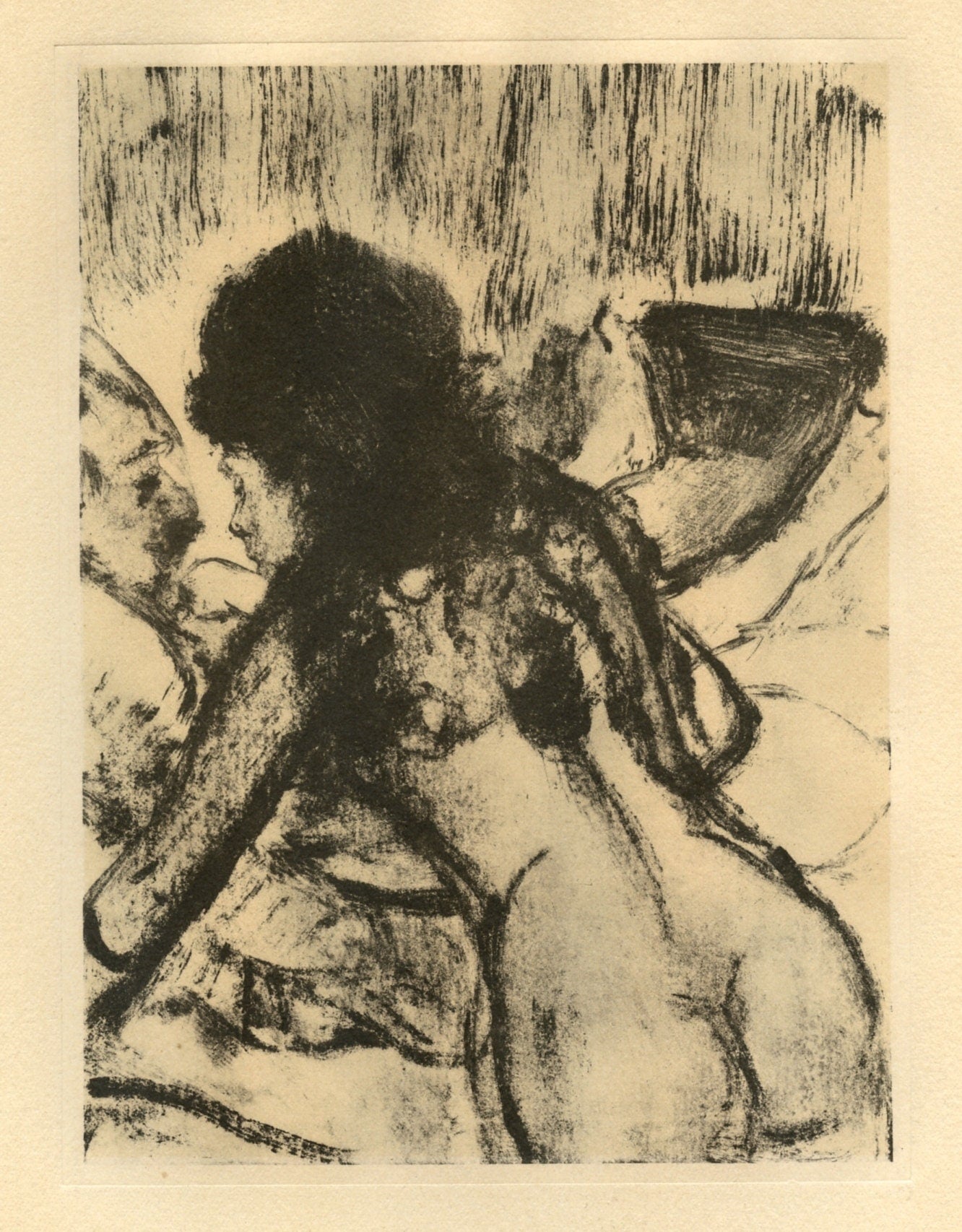 Edgar Degas, Conversation, E. Degas Monotypes, Limited Edition Monotype
