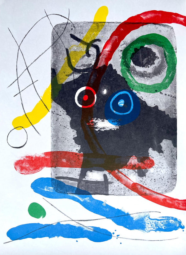 Joan Miró, Composition (Cramer 102; Mourlot 428-449), Derrière le miroir, Limited Edition Lithograph