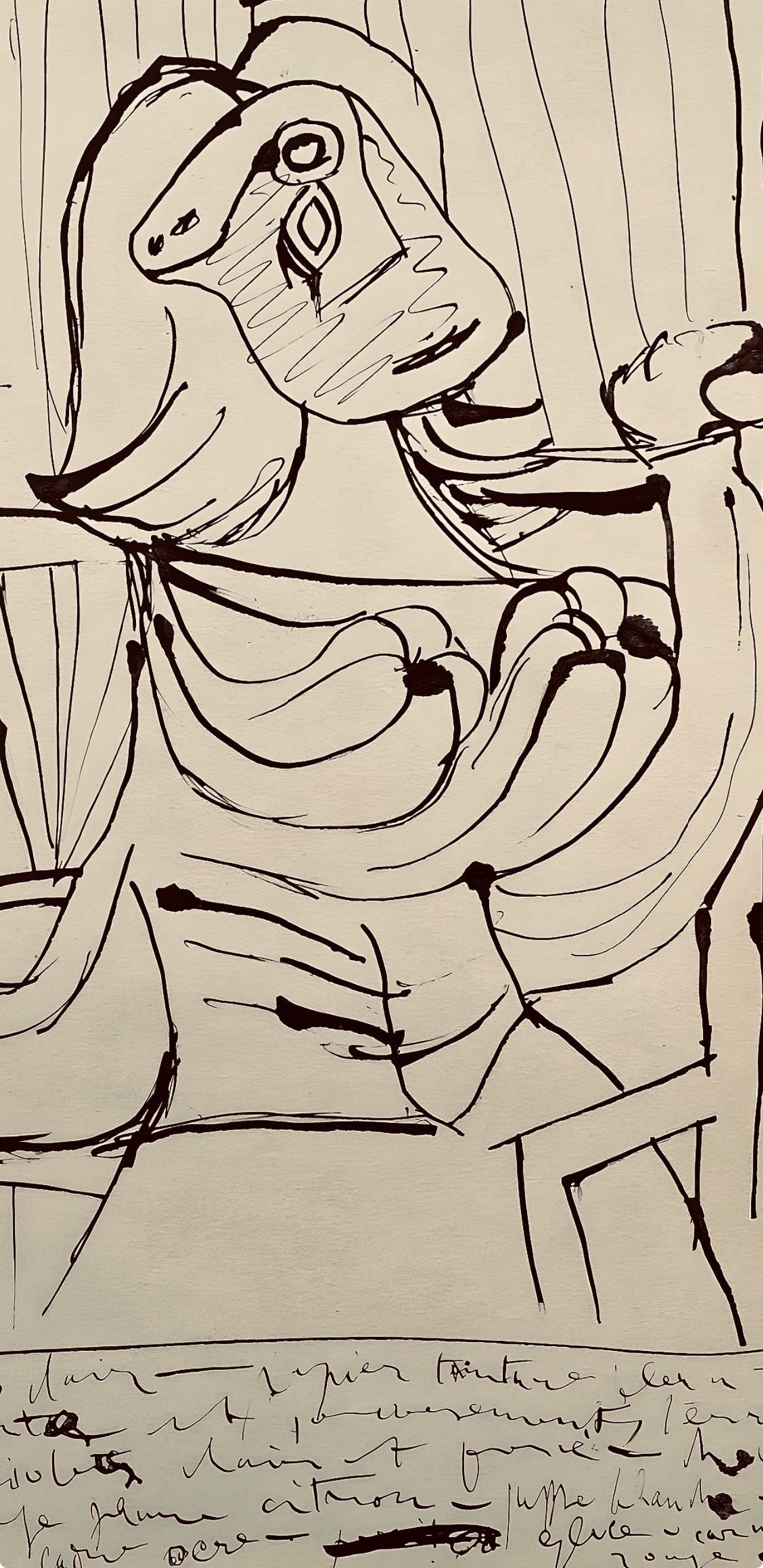 Pablo Picasso, Composition, Carnet de dessins de Picasso, Cahiers d’Art, Limited Edition Lithograph