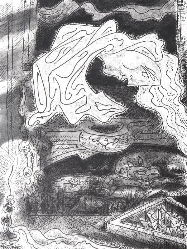 André Masson, Composition (Cramer 99), Le Septieme Chant, Limited Edition Engraving