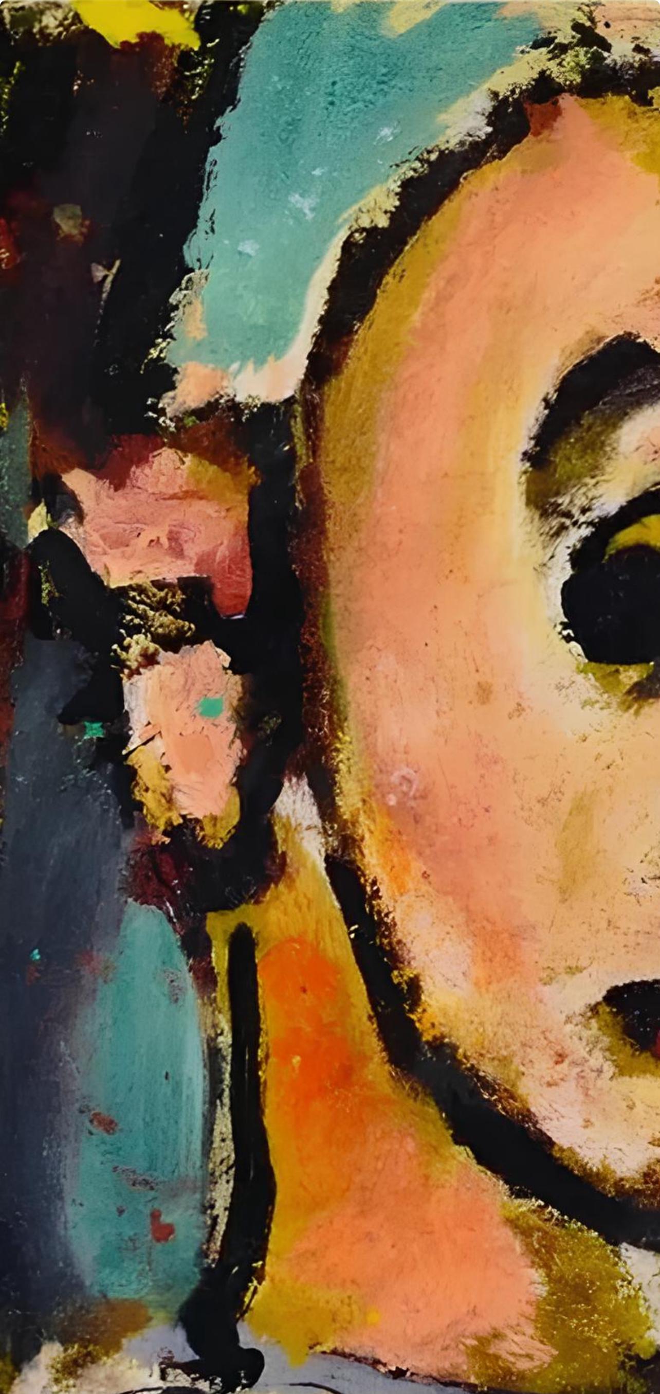 Georges Rouault, Composition, Visages, dix études de l'Atelier reproduites en fac-similés, Limited Edition Lithograph