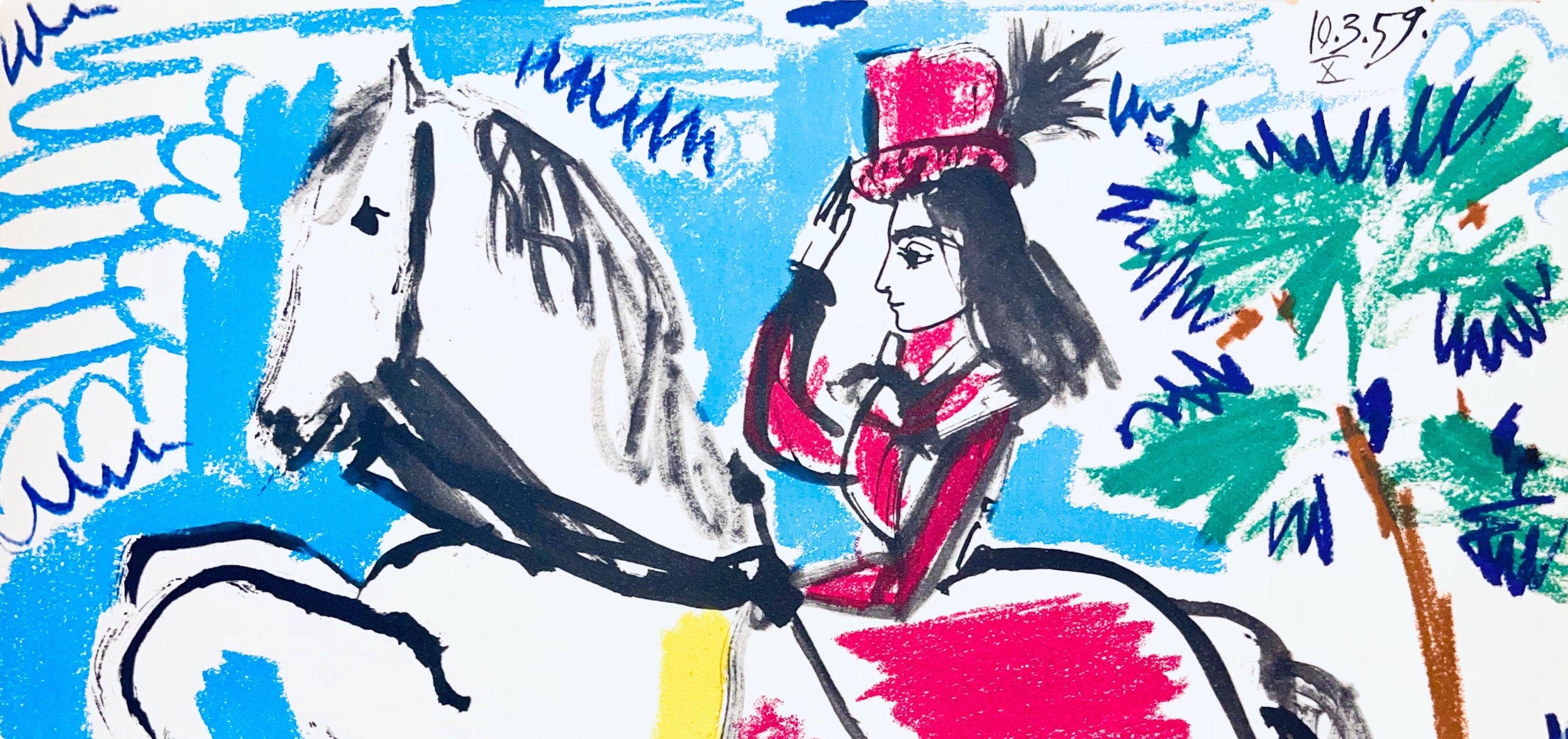 Pablo Picasso, Composition (Bloch 1276; Czwiklitzer 23), Toros y Toreros, Limited Edition Lithograph
